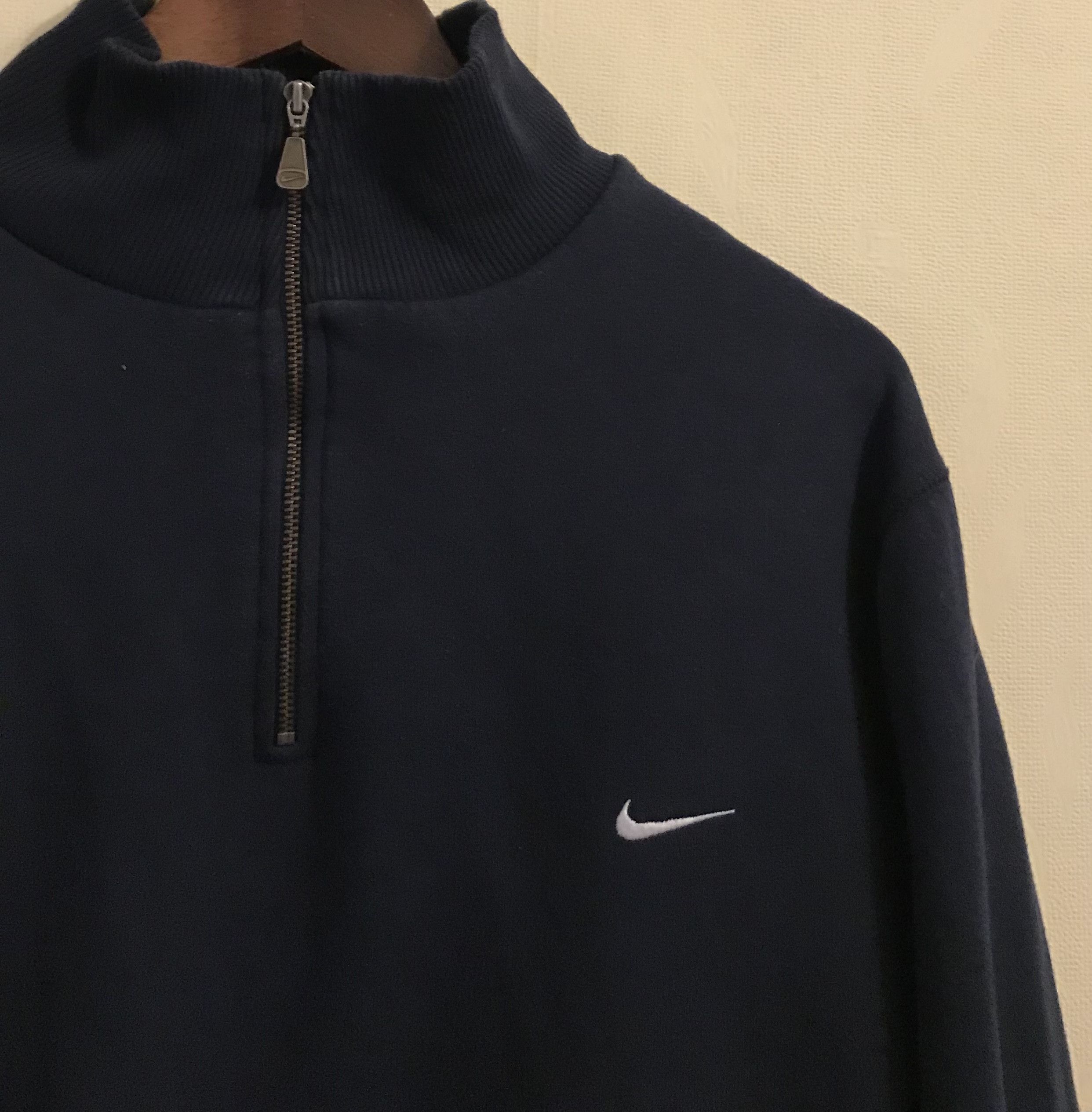 Nike × Vintage Nike Pullover Zip Jumper Size US L / EU 52-54 / 3 - 3 Thumbnail