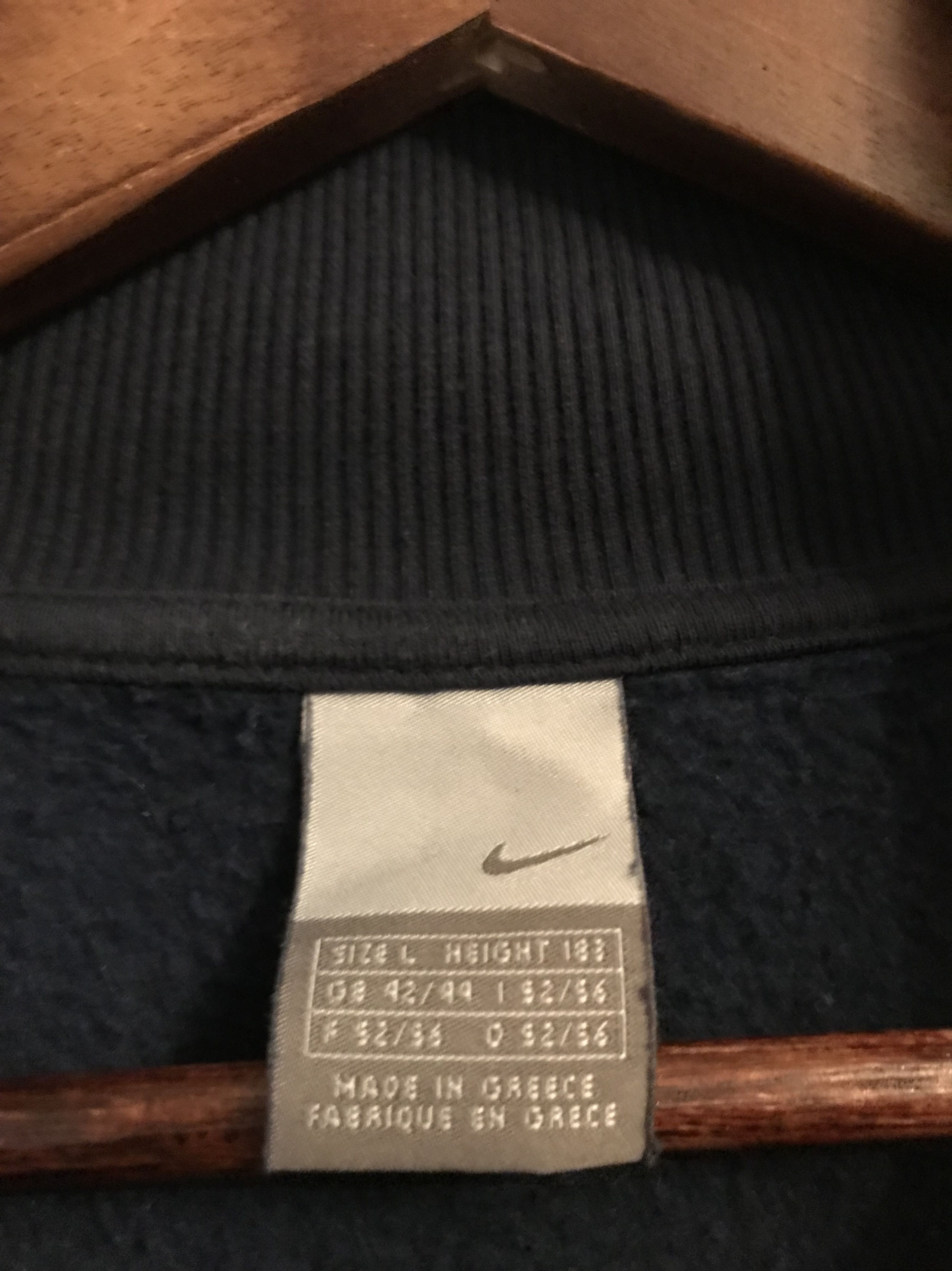 Nike × Vintage Nike Pullover Zip Jumper Size US L / EU 52-54 / 3 - 6 Thumbnail