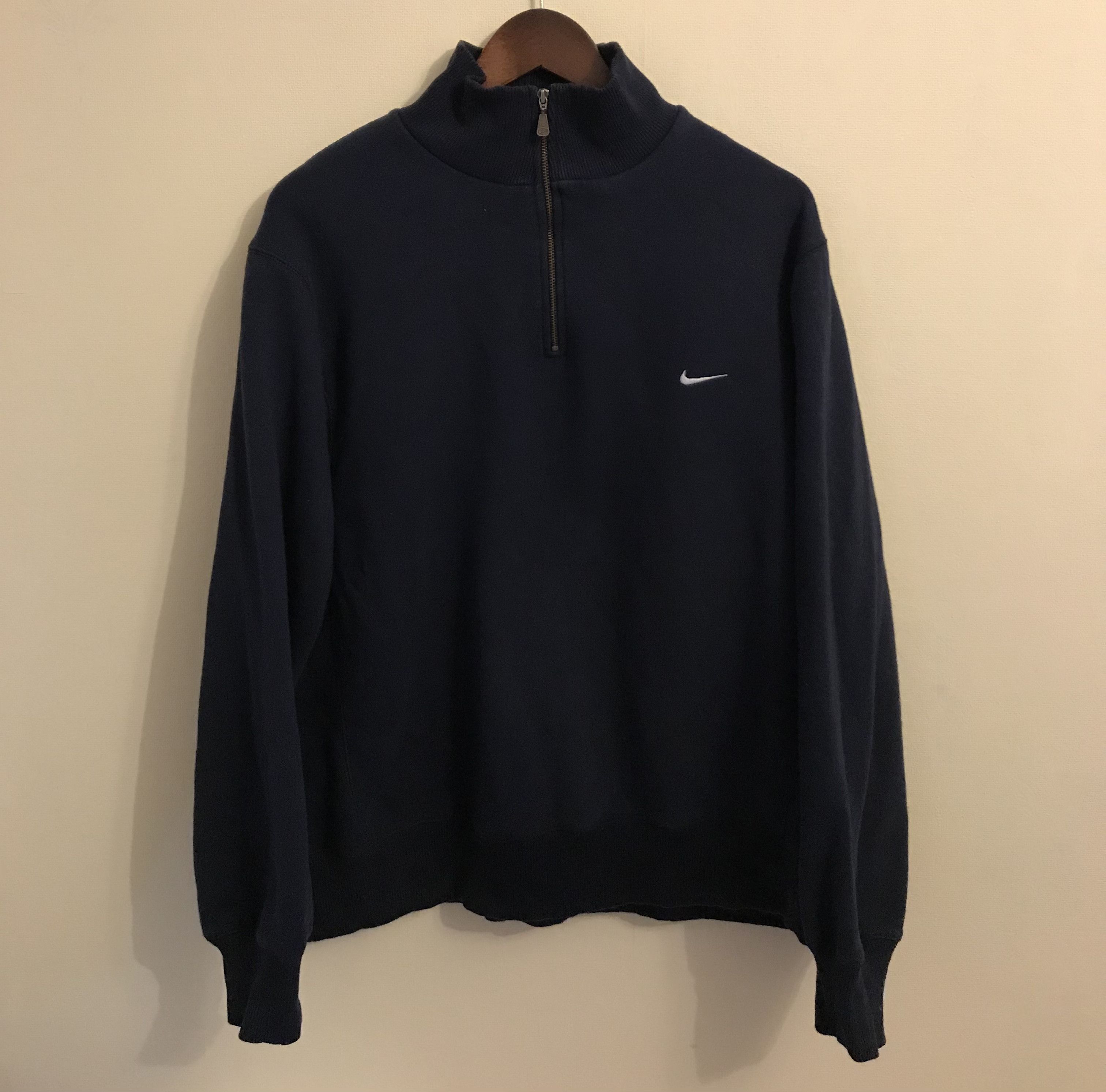 Nike × Vintage Nike Pullover Zip Jumper Size US L / EU 52-54 / 3 - 1 Thumbnail