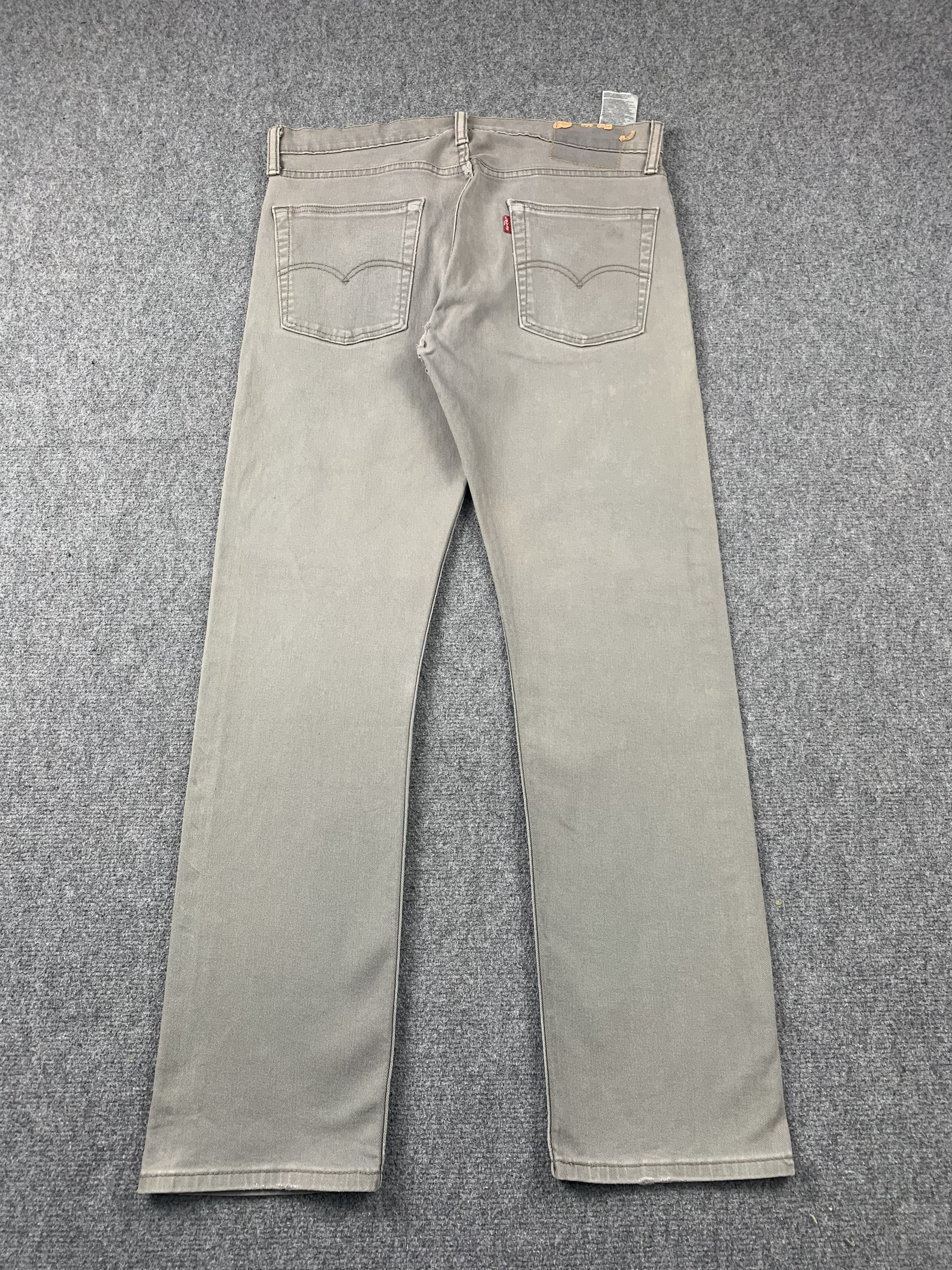 Levi's Vintage Levis 513 Faded Black Jeans DP2013 Size US 33 - 3 Thumbnail
