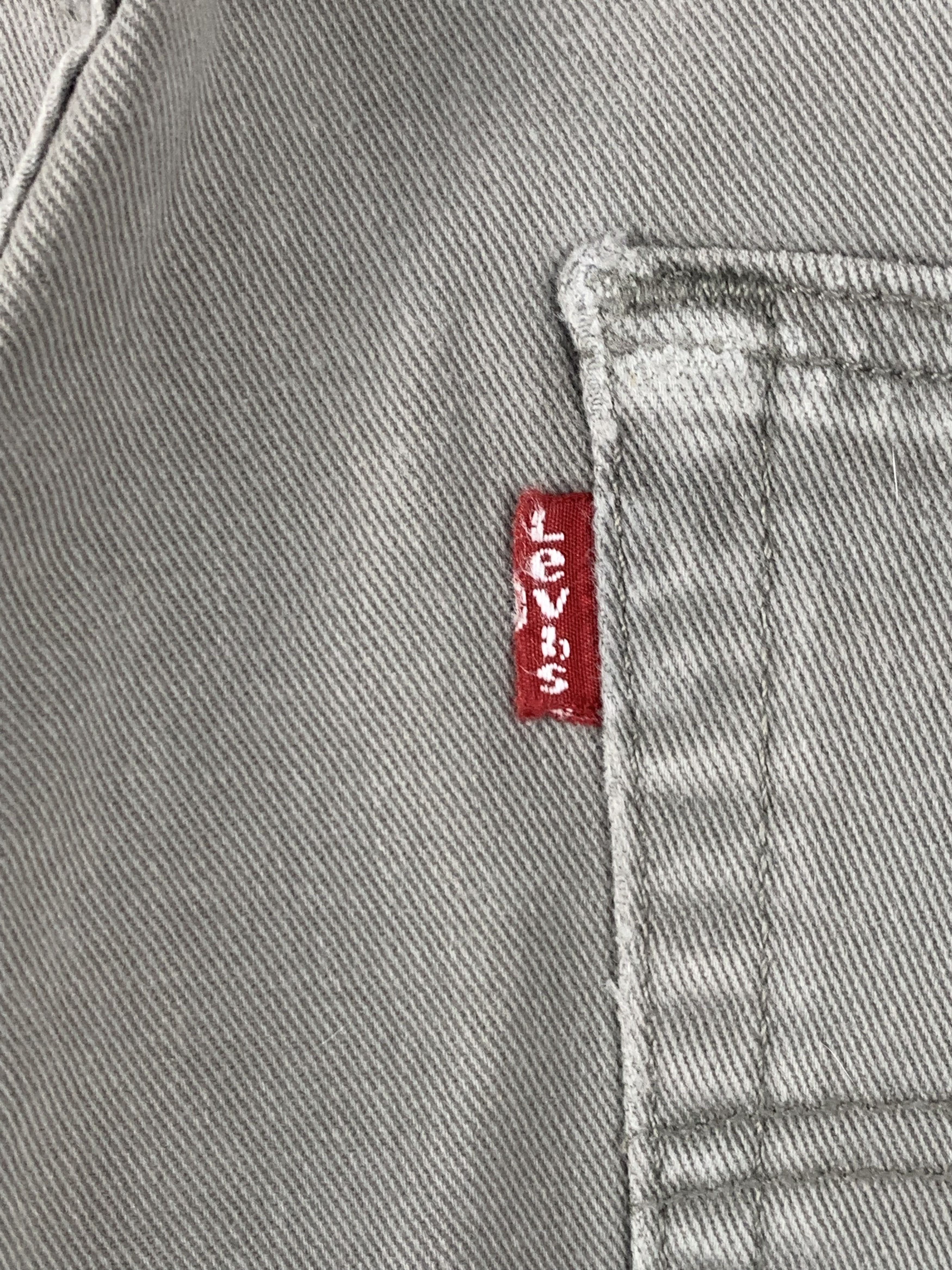 Levi's Vintage Levis 513 Faded Black Jeans DP2013 Size US 33 - 6 Thumbnail