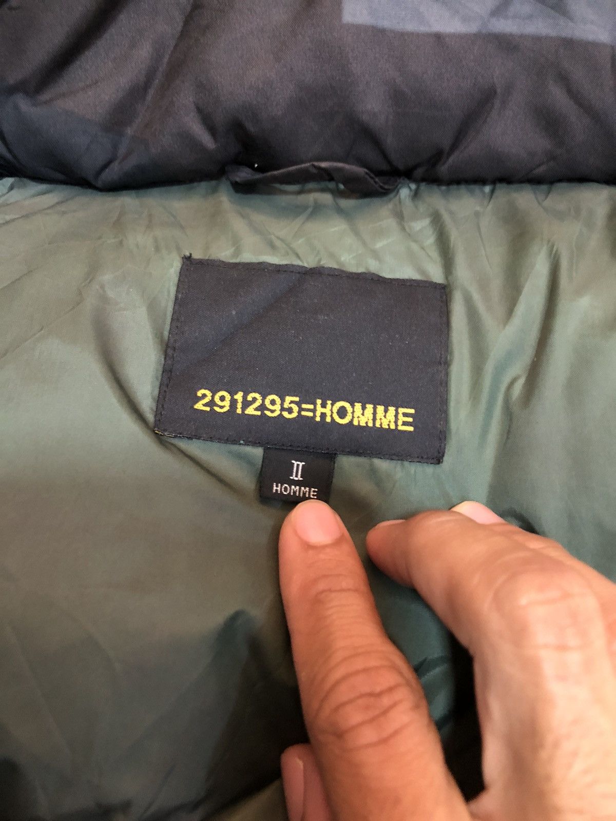 Japanese Brand 291295 Homme Camouflage Puffer Jacket Size US M / EU 48-50 / 2 - 9 Thumbnail