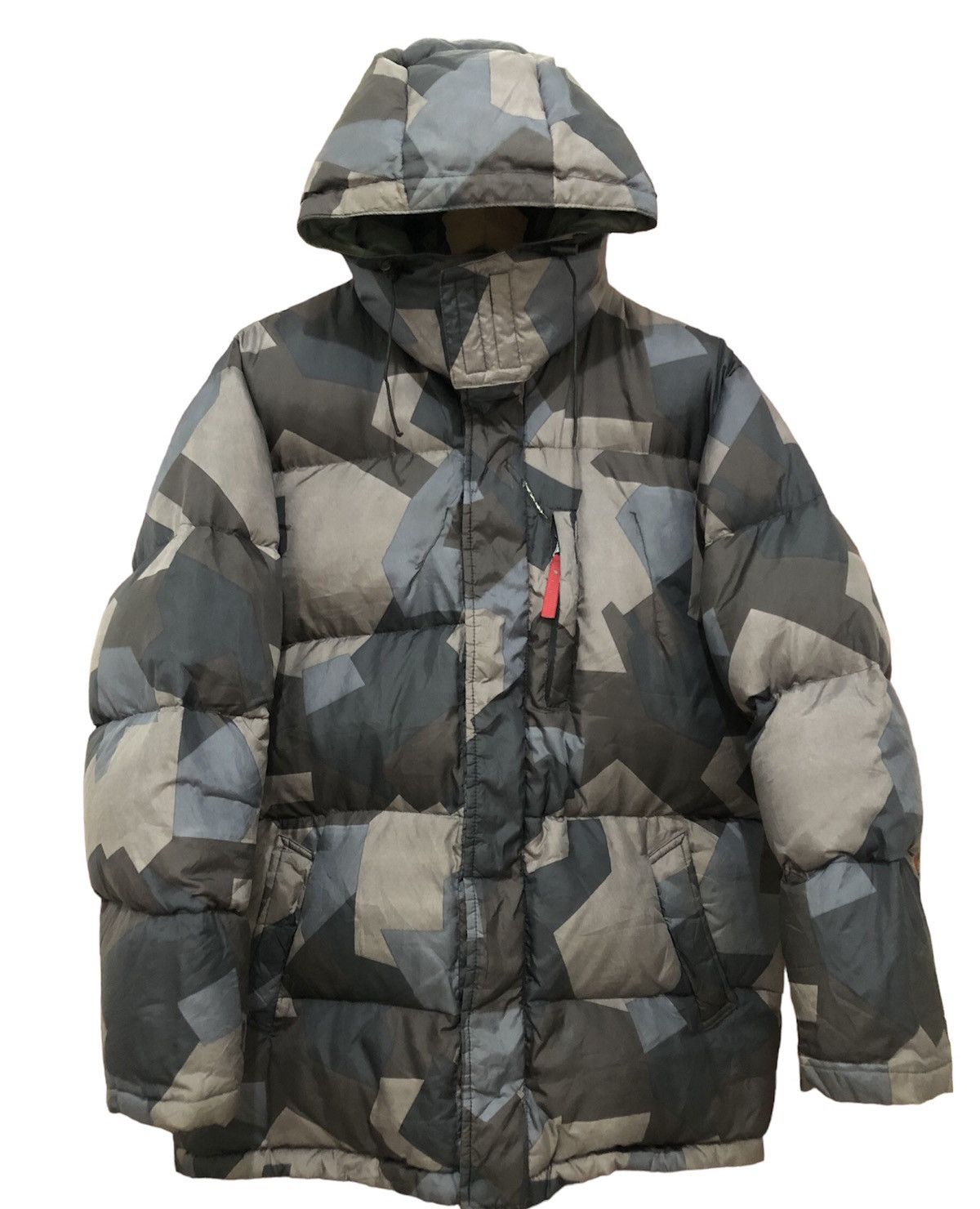 Japanese Brand 291295 Homme Camouflage Puffer Jacket Size US M / EU 48-50 / 2 - 1 Thumbnail