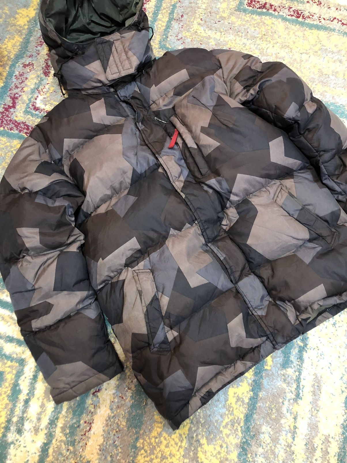 Japanese Brand 291295 Homme Camouflage Puffer Jacket Size US M / EU 48-50 / 2 - 6 Thumbnail