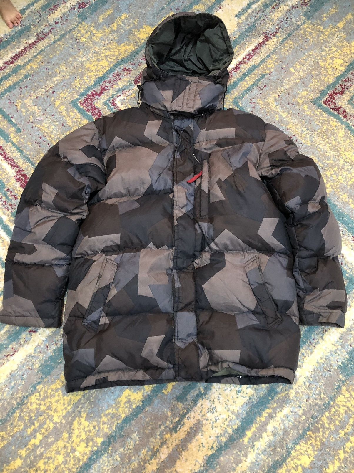 Japanese Brand 291295 Homme Camouflage Puffer Jacket Size US M / EU 48-50 / 2 - 3 Thumbnail
