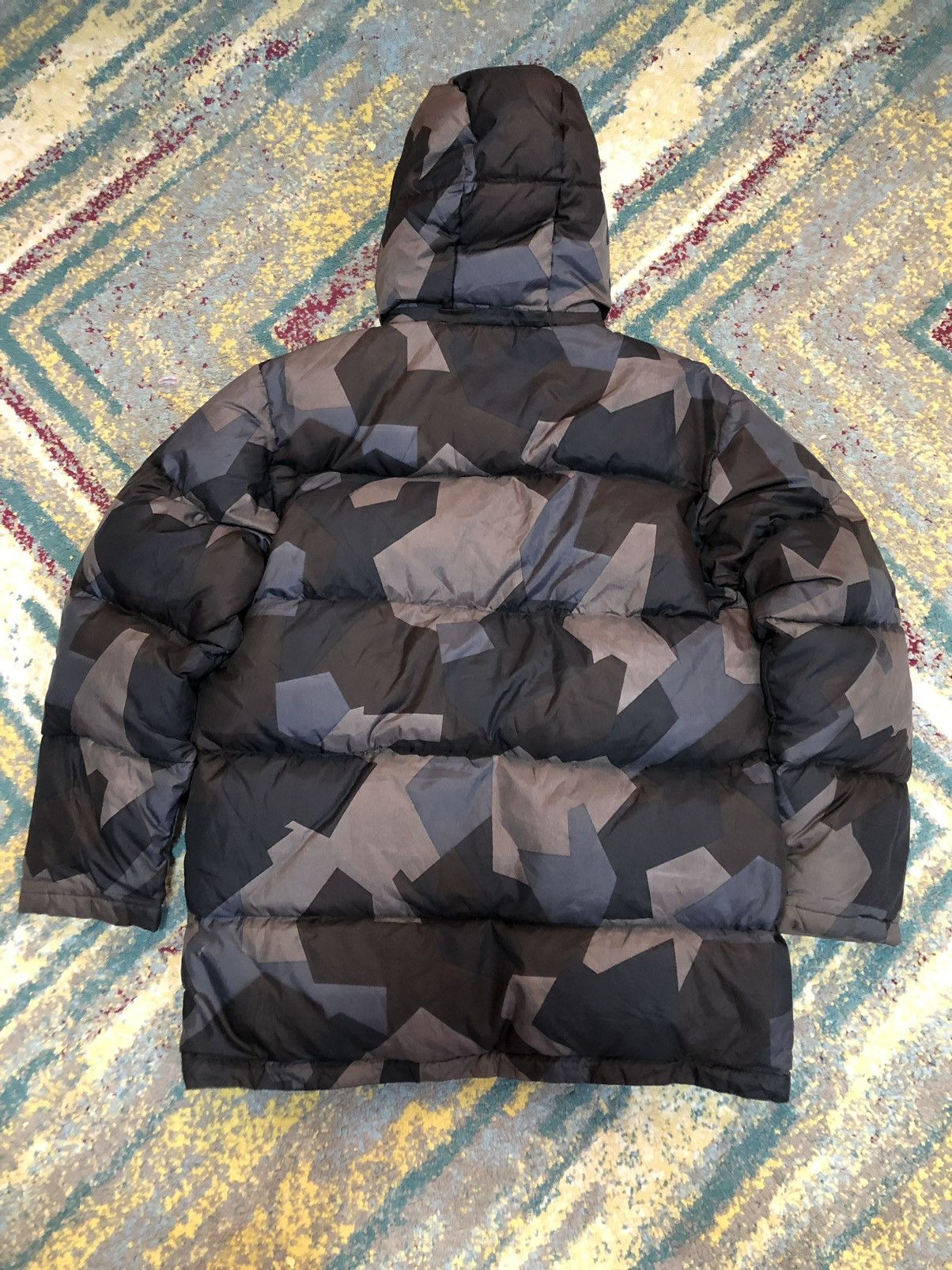 Japanese Brand 291295 Homme Camouflage Puffer Jacket Size US M / EU 48-50 / 2 - 4 Thumbnail