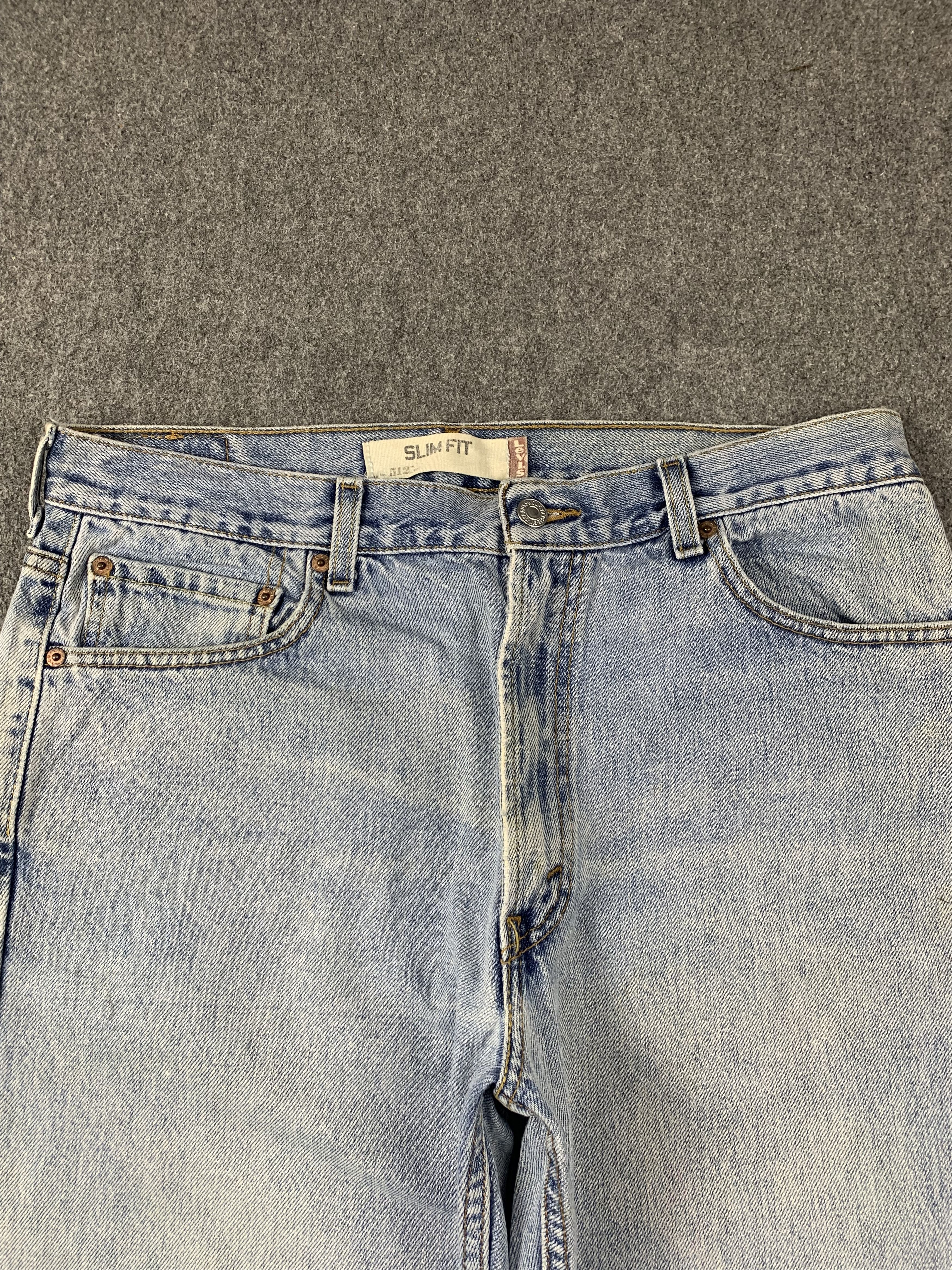 Levi's × Vintage Vintage Levis 512 Light Wash Jeans DP2014 Size US 34 / EU 50 - 2 Thumbnail