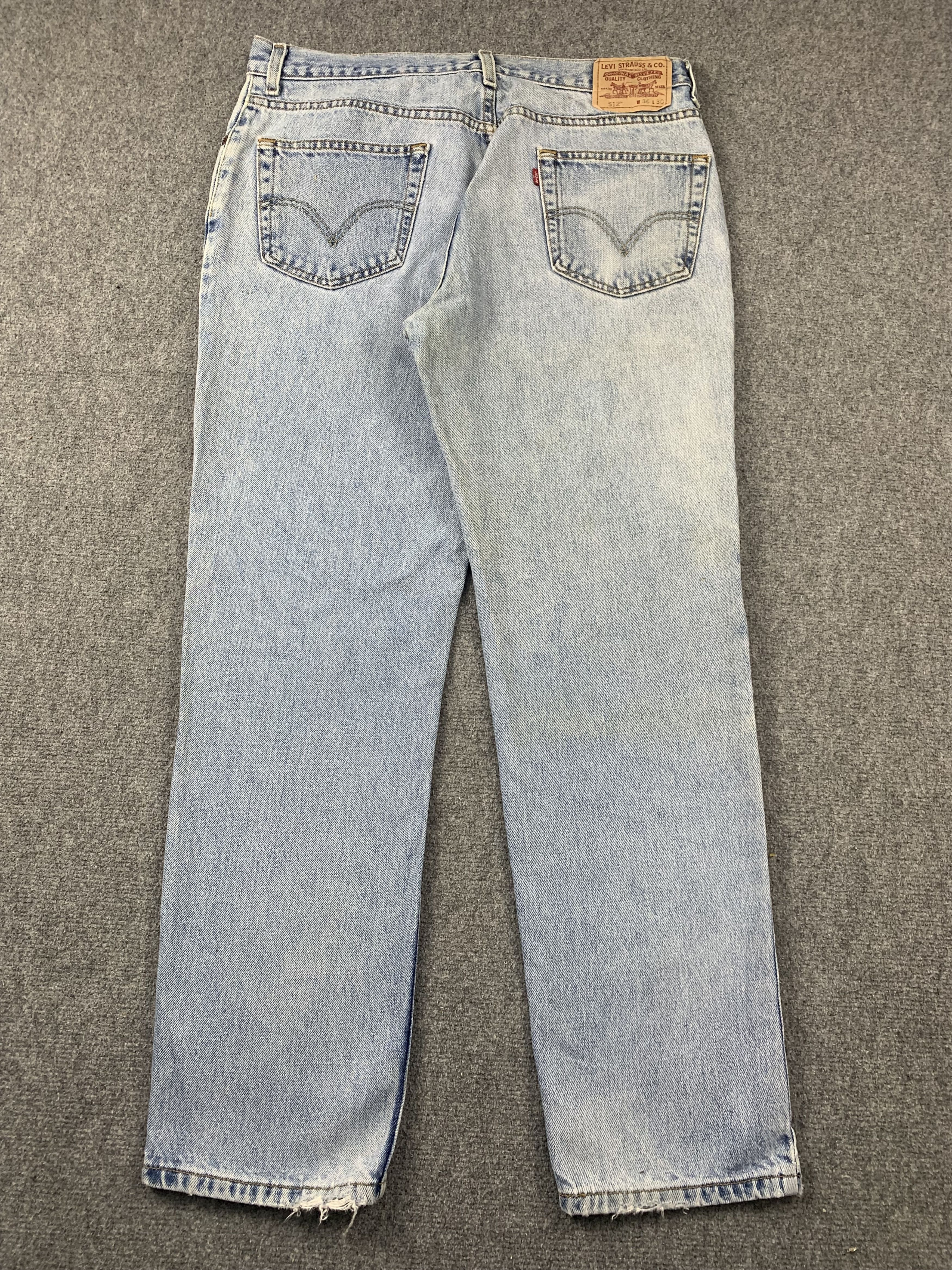 Levi's × Vintage Vintage Levis 512 Light Wash Jeans DP2014 Size US 34 / EU 50 - 3 Thumbnail