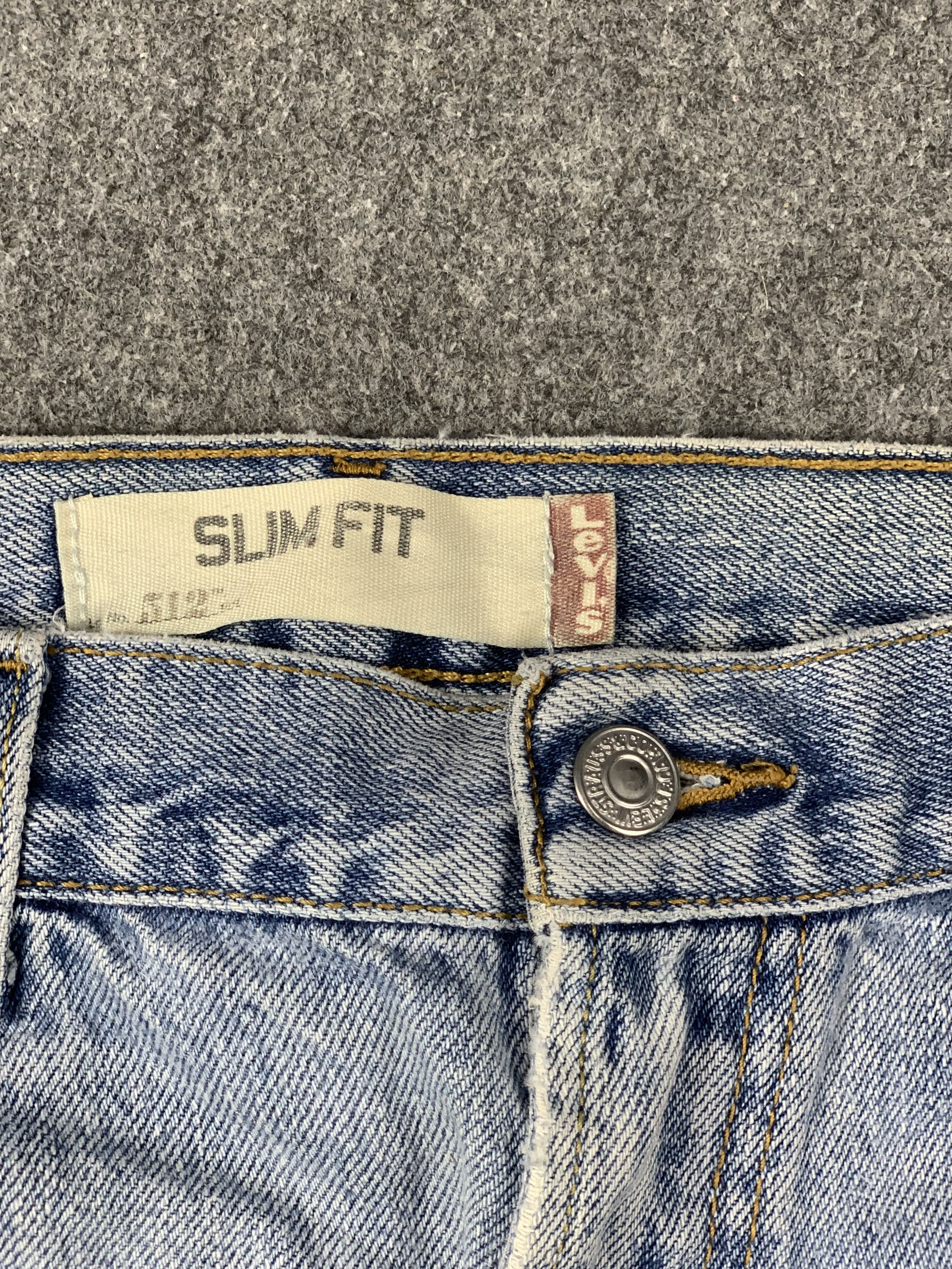 Levi's × Vintage Vintage Levis 512 Light Wash Jeans DP2014 Size US 34 / EU 50 - 6 Thumbnail