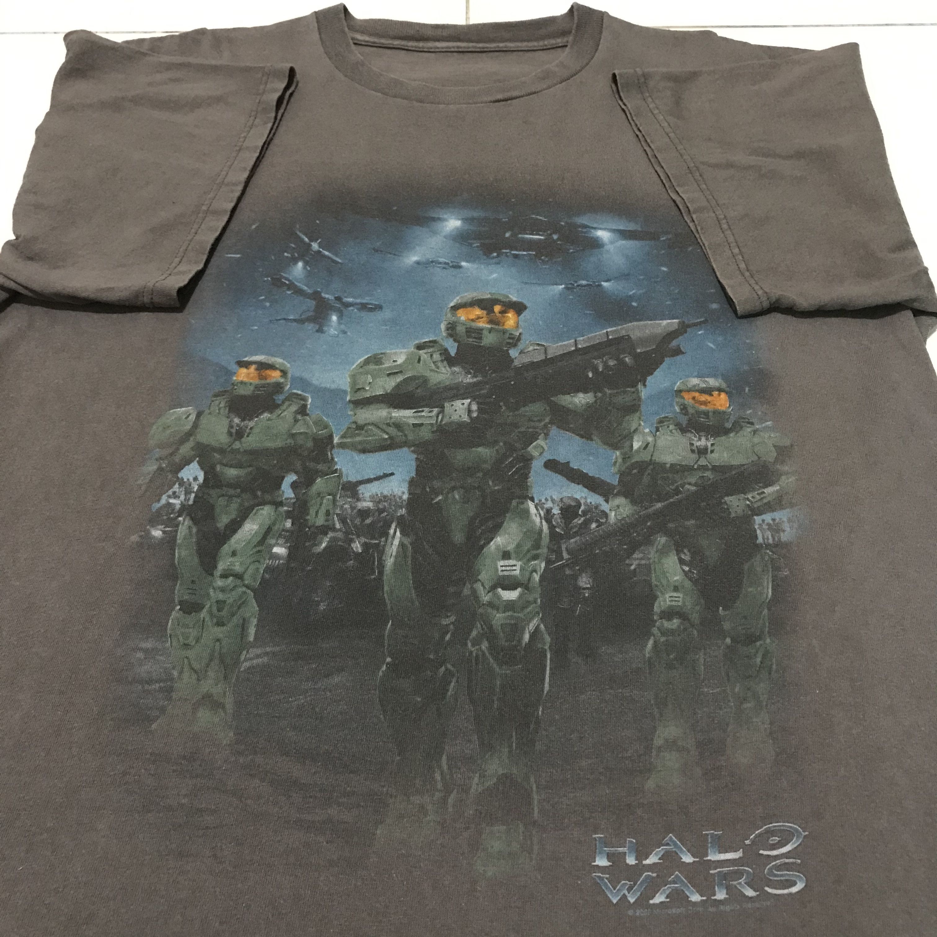 Halo × Microsoft Vintage Y2K Halo Wars Games Promo Tee Shirt Size US L / EU 52-54 / 3 - 1 Thumbnail
