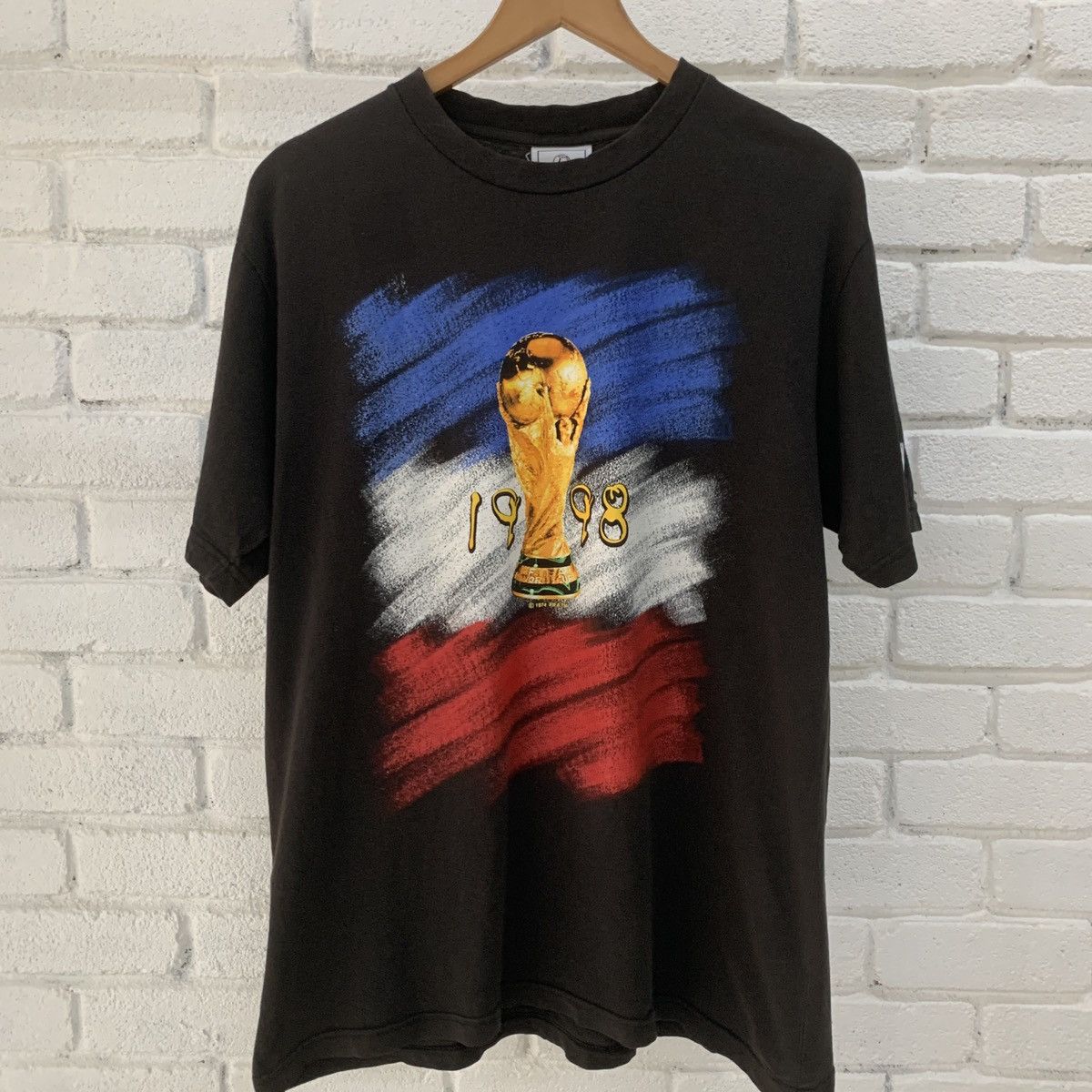 Adidas Black Cotton T-shirt size L Adidas FIFA World Cup