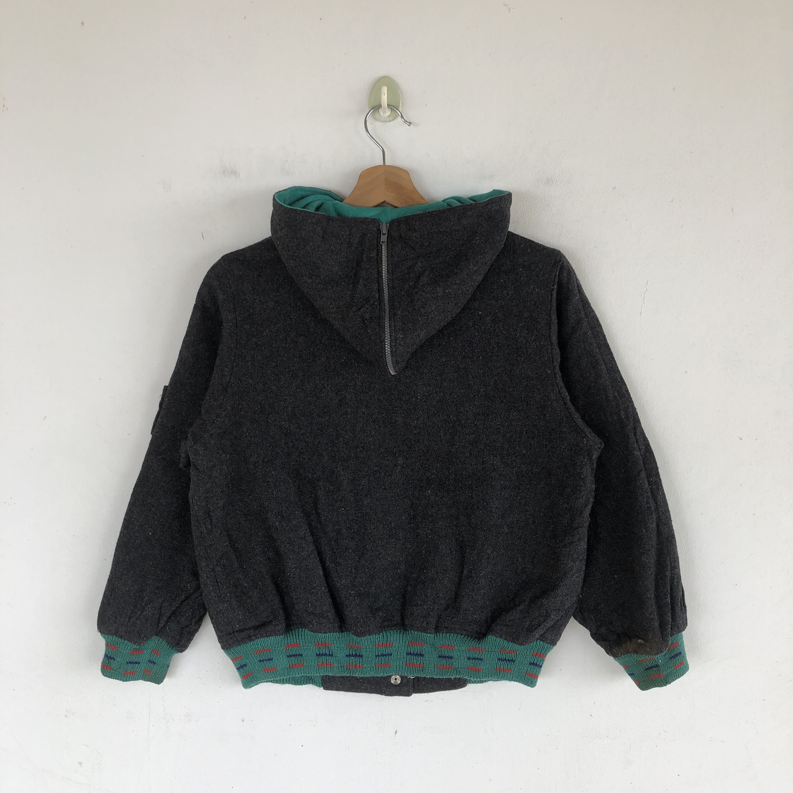 Vintage Swan Varsity Jackets Japanese Hoodie Letterman Wool Jacket Size US S / EU 44-46 / 1 - 2 Thumbnail