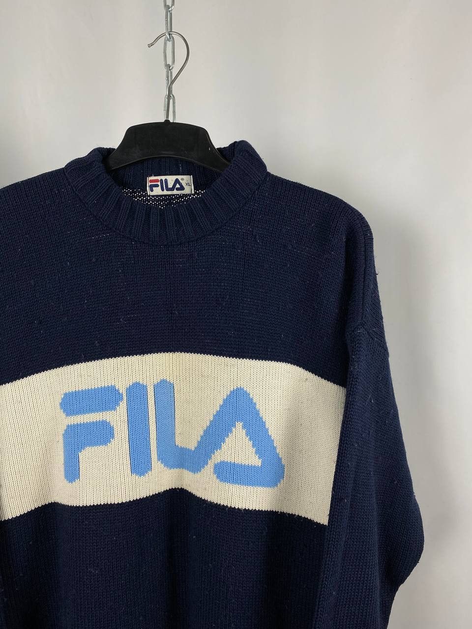 Fila Fila vintage sweaters big logo size XL Size US XL / EU 56 / 4 - 2 Thumbnail