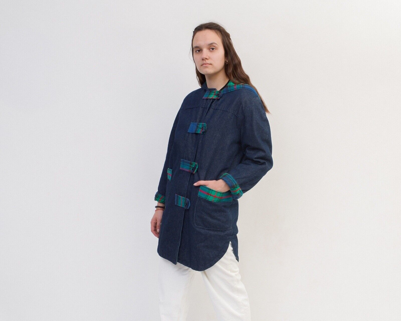 Other × Vintage Coat Toggle Duffle Jacket Parka Embroidered Mouses Lined Size M / US 6-8 / IT 42-44 - 5 Thumbnail