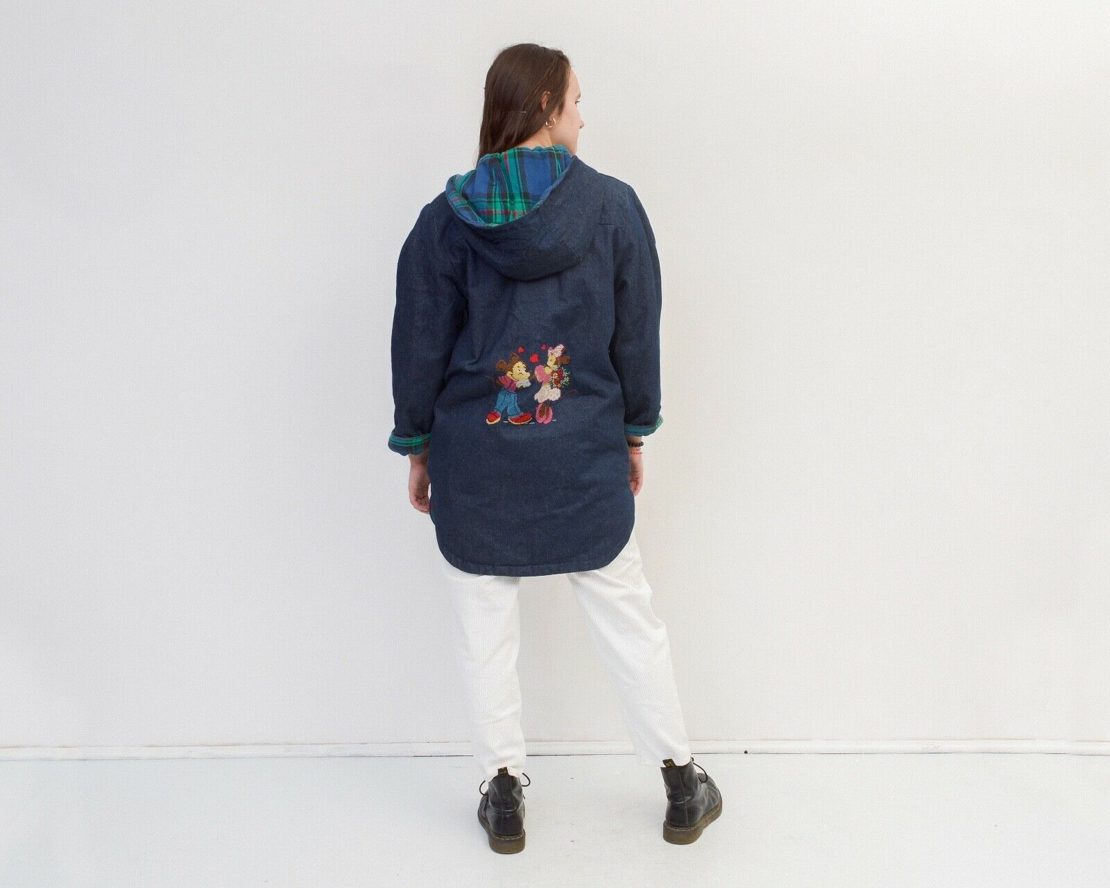 Other × Vintage Coat Toggle Duffle Jacket Parka Embroidered Mouses Lined Size M / US 6-8 / IT 42-44 - 6 Thumbnail