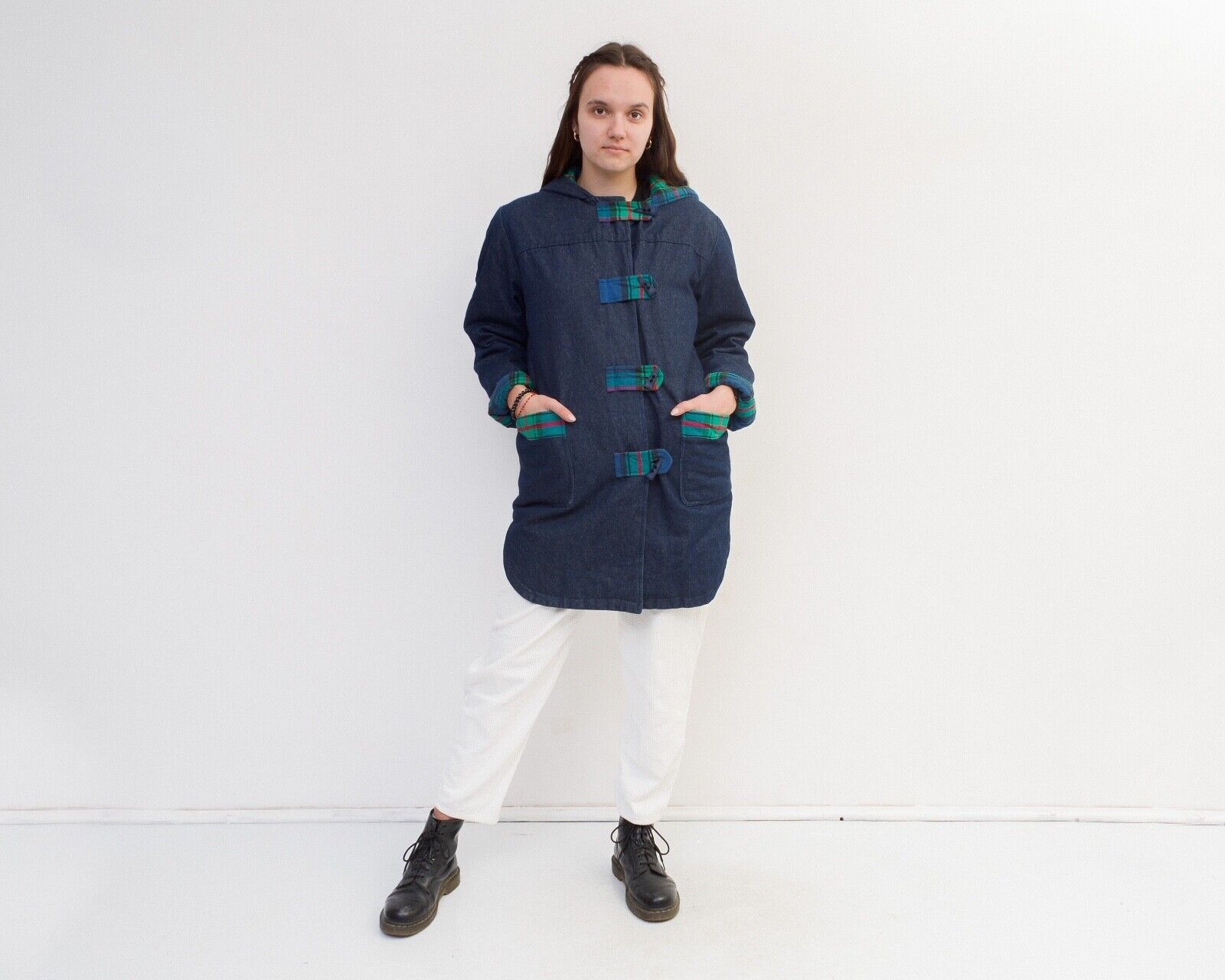 Other × Vintage Coat Toggle Duffle Jacket Parka Embroidered Mouses Lined Size M / US 6-8 / IT 42-44 - 1 Thumbnail