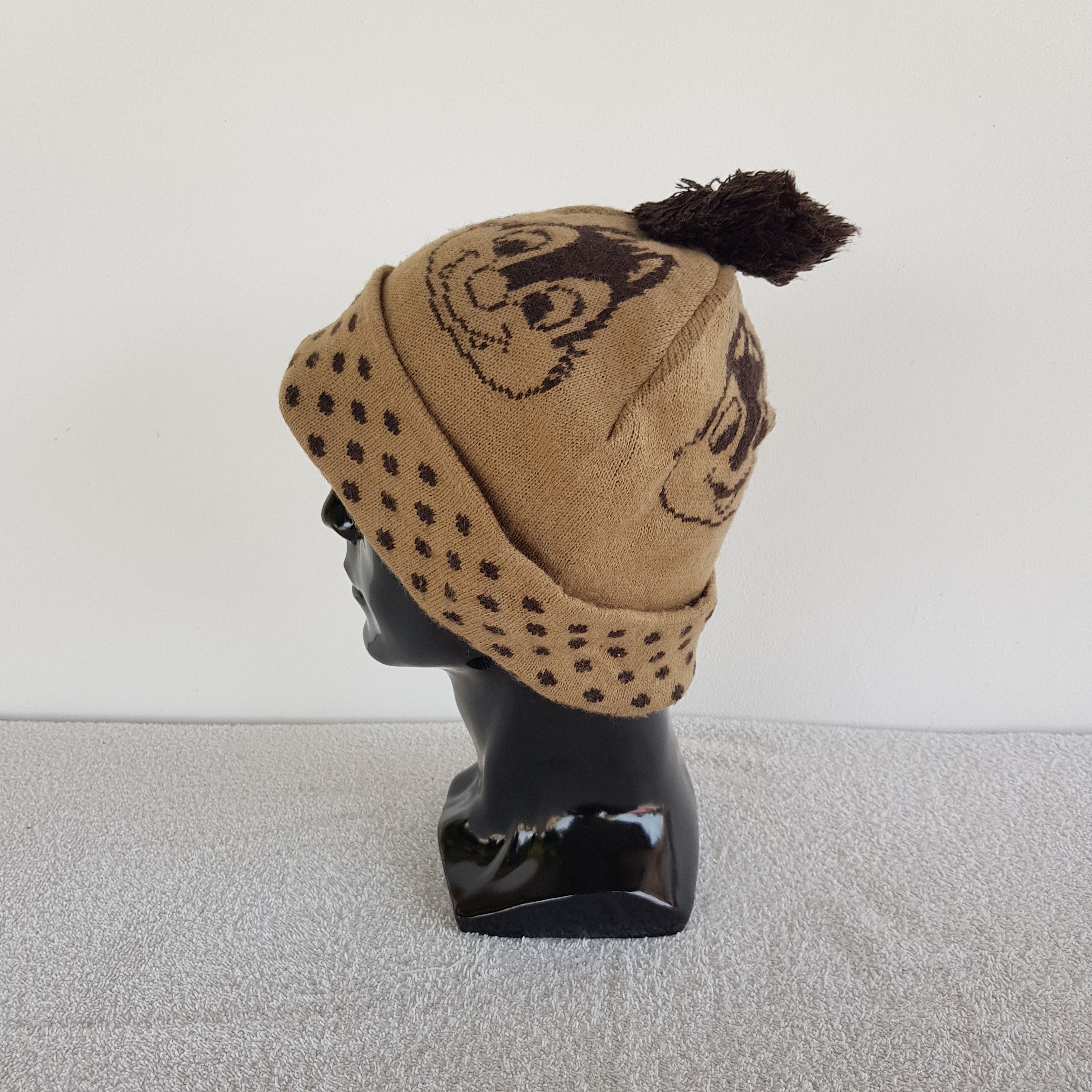 Cartoon Network × Disney × Japanese Brand Chip and Dale Beanie Cartoon SnowCap Disney Hats Size ONE SIZE - 5 Thumbnail