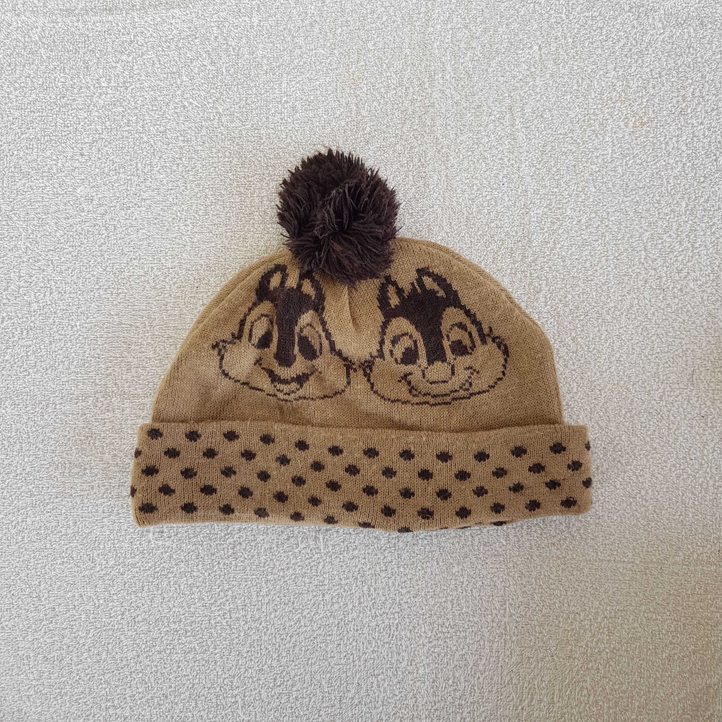 Cartoon Network × Disney × Japanese Brand Chip and Dale Beanie Cartoon SnowCap Disney Hats Size ONE SIZE - 6 Thumbnail