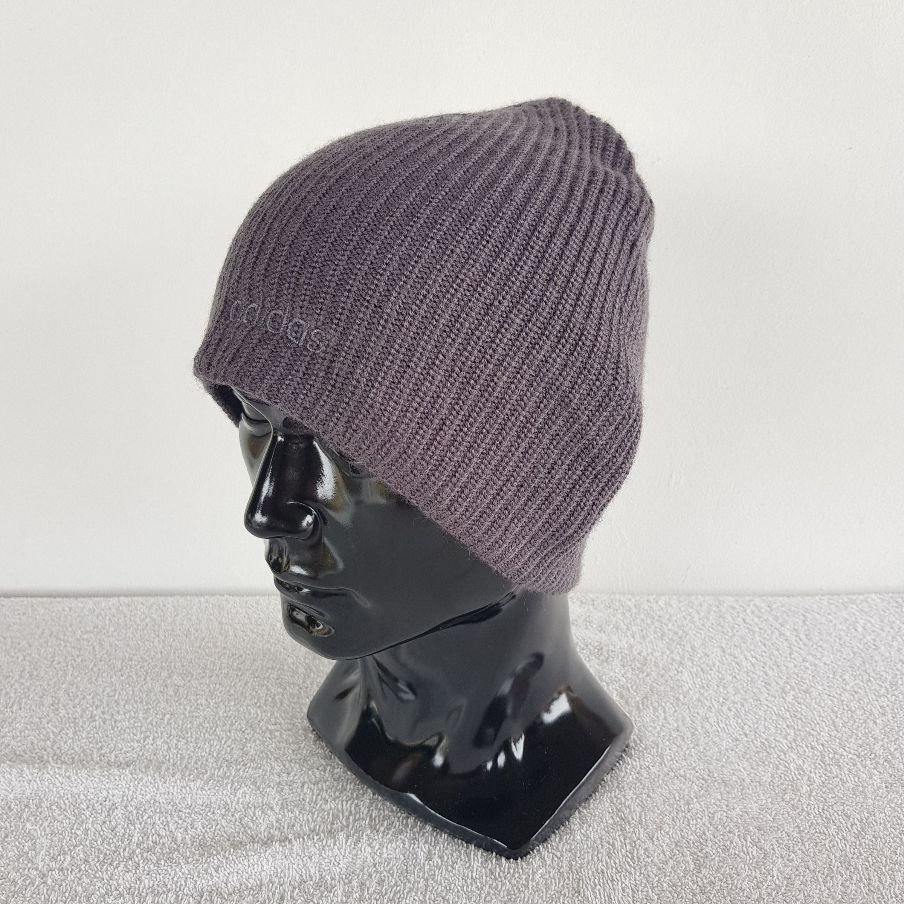 Japanese Brand × Vintage Vintage Adidas Beanie Snow Cap Knitted Adidas Hats Size ONE SIZE - 2 Thumbnail