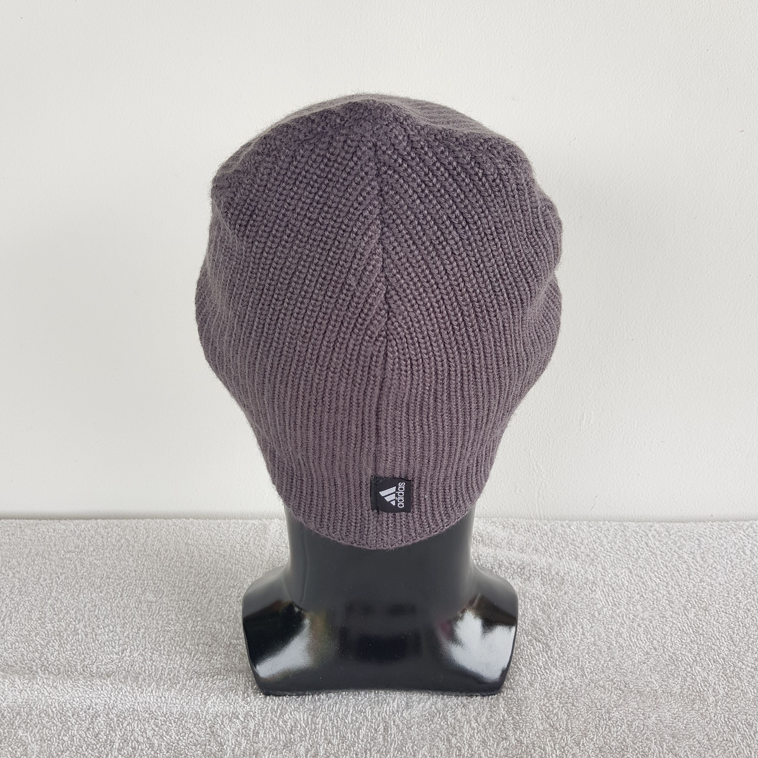 Japanese Brand × Vintage Vintage Adidas Beanie Snow Cap Knitted Adidas Hats Size ONE SIZE - 4 Thumbnail