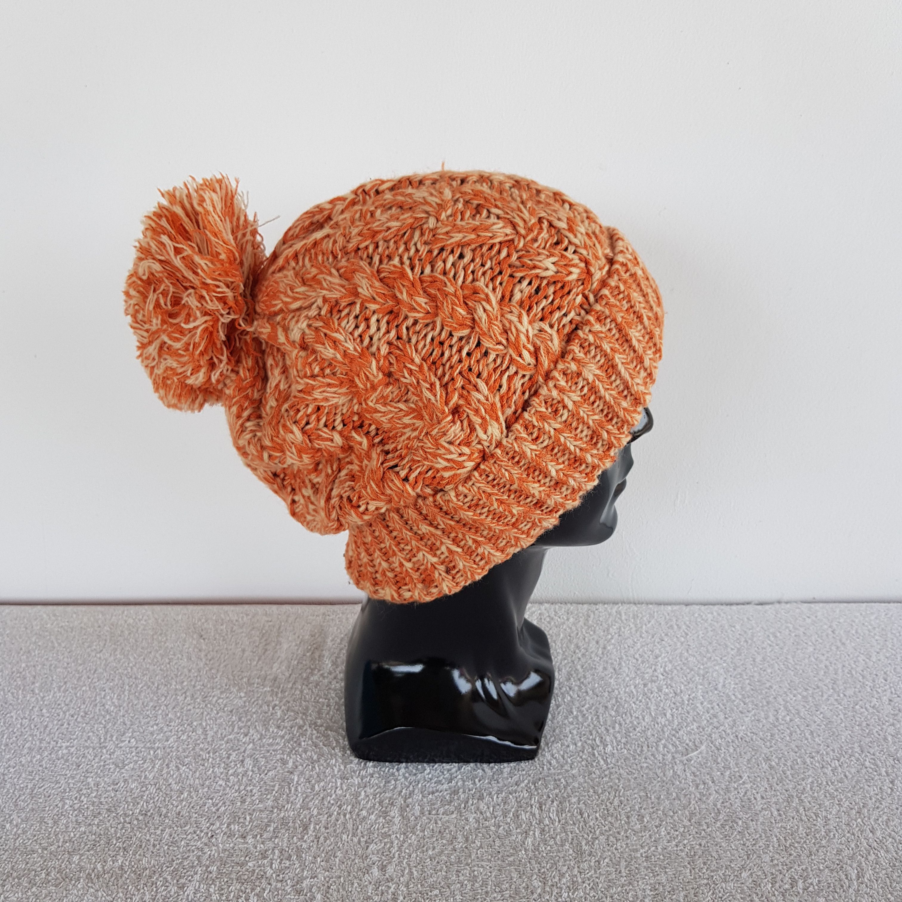 Japanese Brand × Vintage Japanese Unknown Hats Knitted Crochet Beanie Snow Cap Size ONE SIZE - 3 Thumbnail