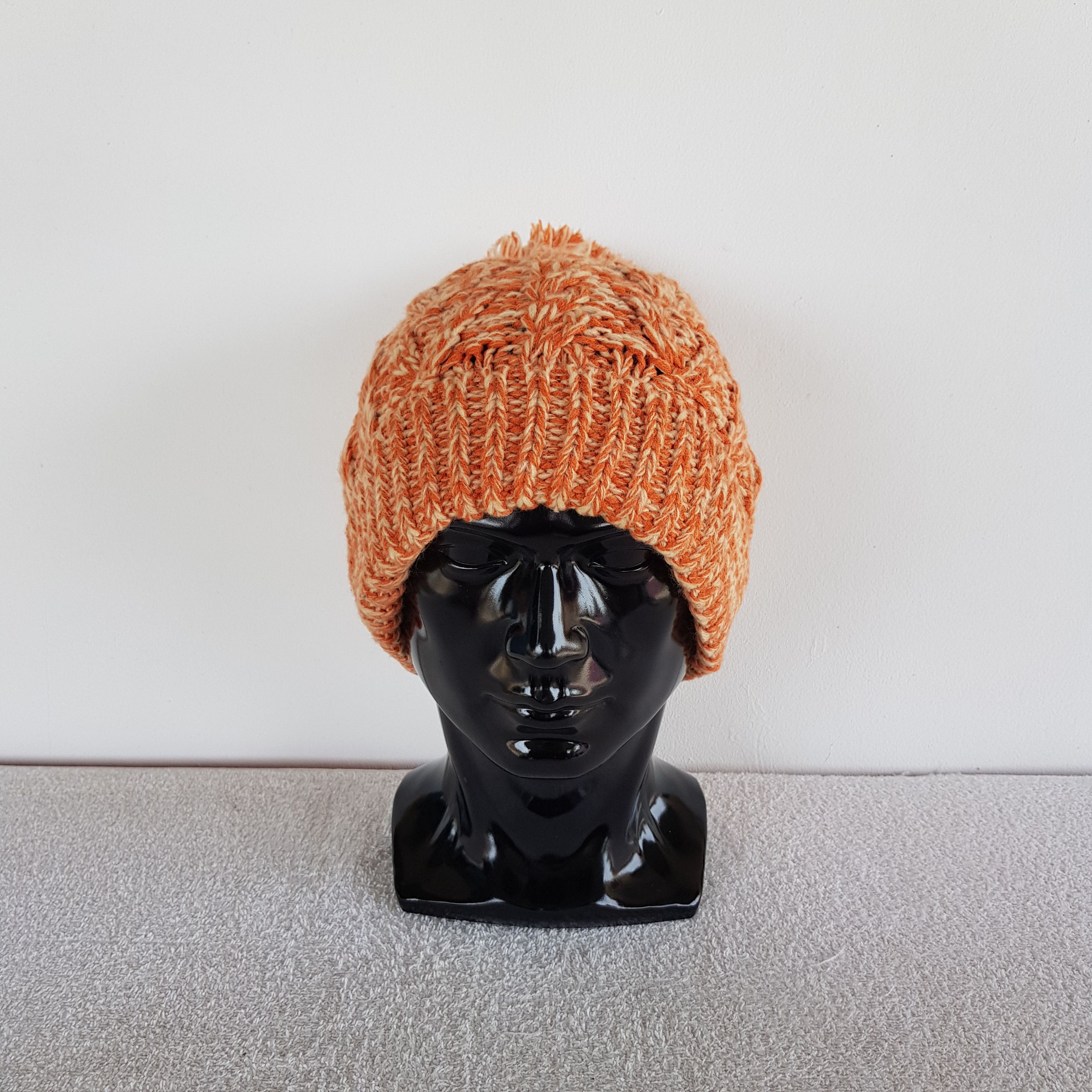 Japanese Brand × Vintage Japanese Unknown Hats Knitted Crochet Beanie Snow Cap Size ONE SIZE - 2 Thumbnail