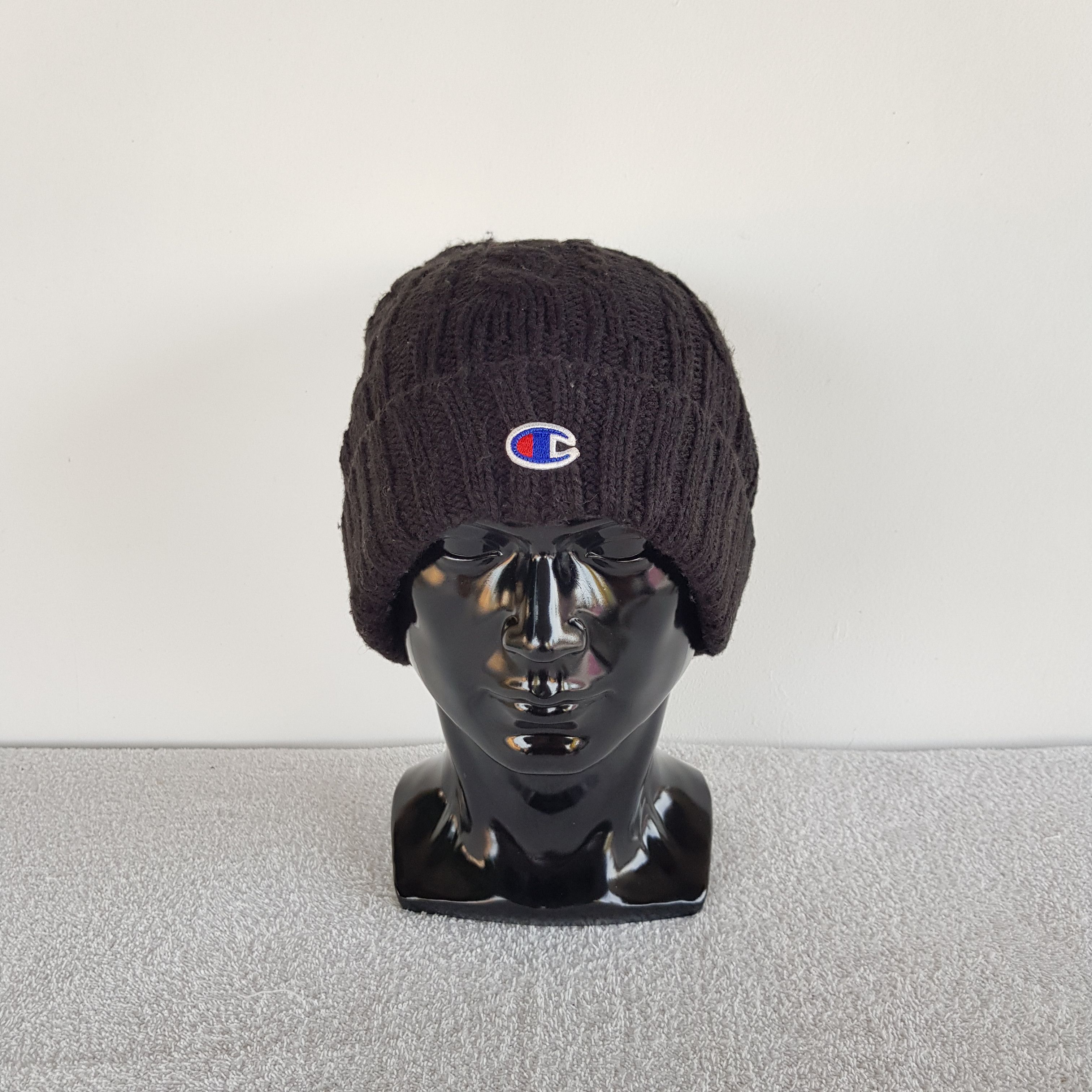 Champion × Vintage Vintage Champion Beanie Snow Cap Hats - AC10308. Size ONE SIZE - 2 Thumbnail
