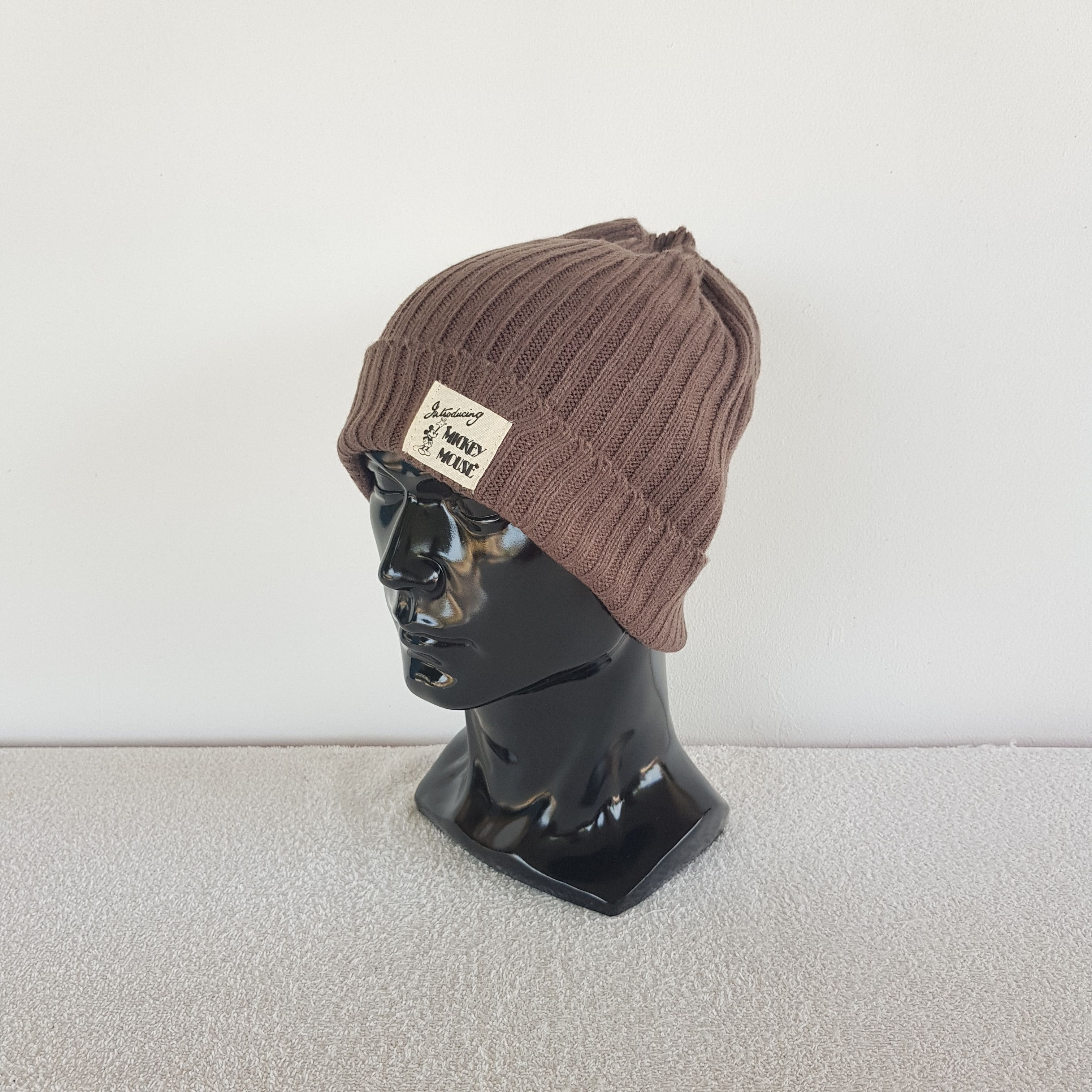 Champion × Disney × Vintage Vintage Mickey Mouse Beanie Snow Cap Cartoon Disney Hats Size ONE SIZE - 1 Thumbnail