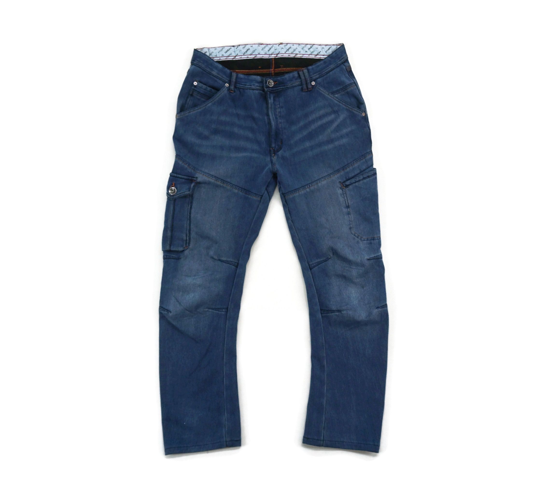 image of Field Core Cargo Pants Multipocket Pants Military Pants in Blue, Men's (Size 34)