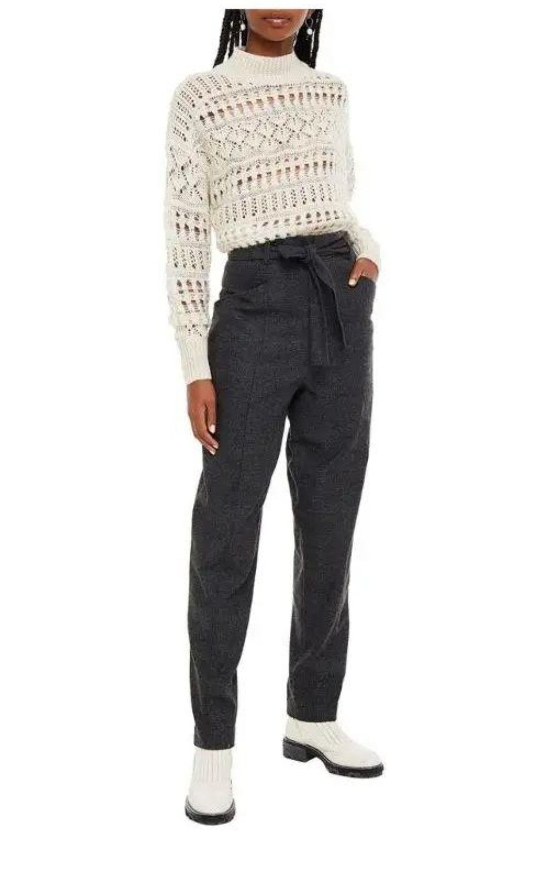 Isabel Marant Etoile isabel marant etoile aw20 croche knit sweater Size M / US 6-8 / IT 42-44 - 4 Thumbnail