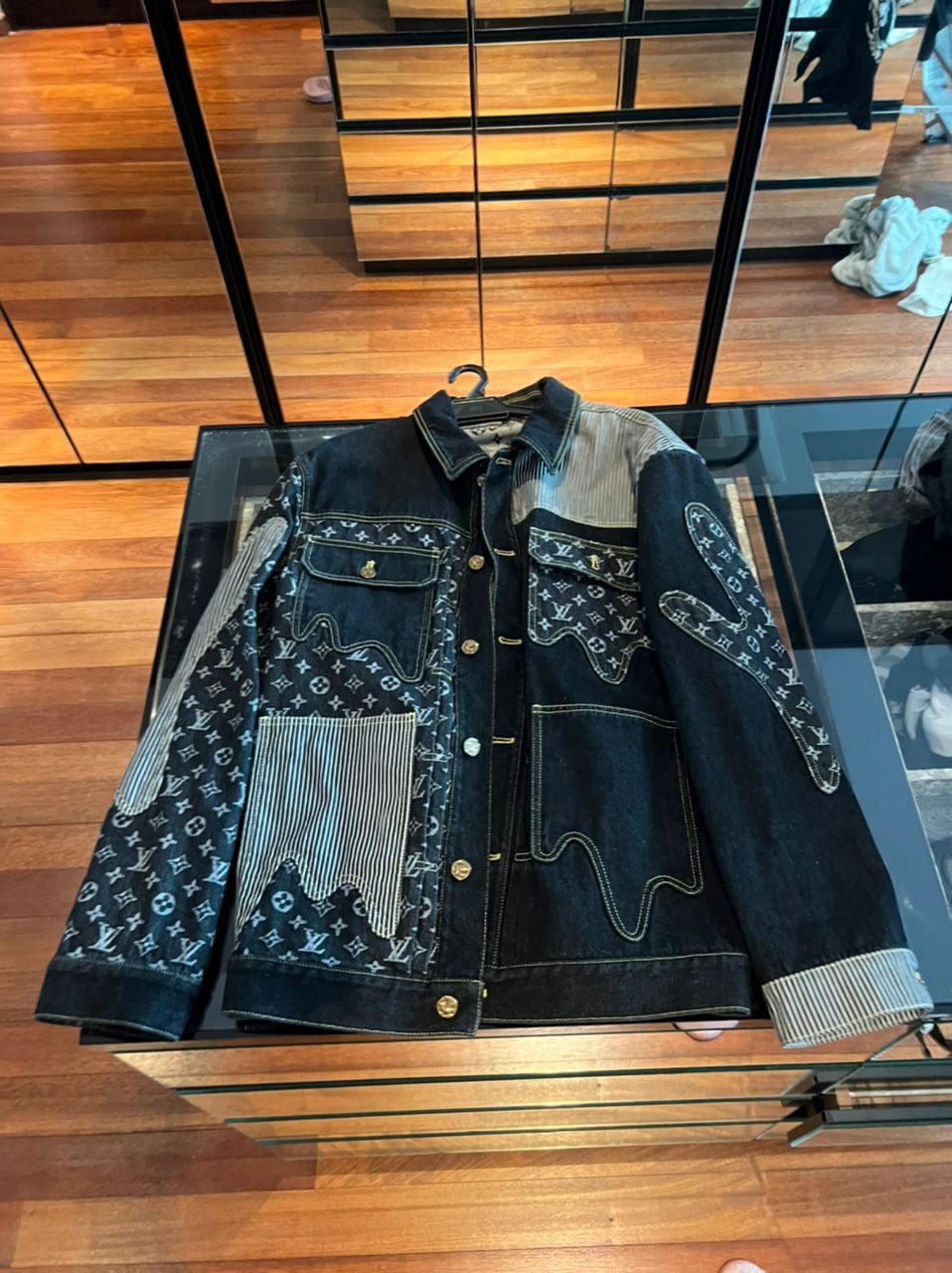 Louis Vuitton - Monogram Crazy Denim Workwear Jacket - Black - Men - Size: 50 - Luxury