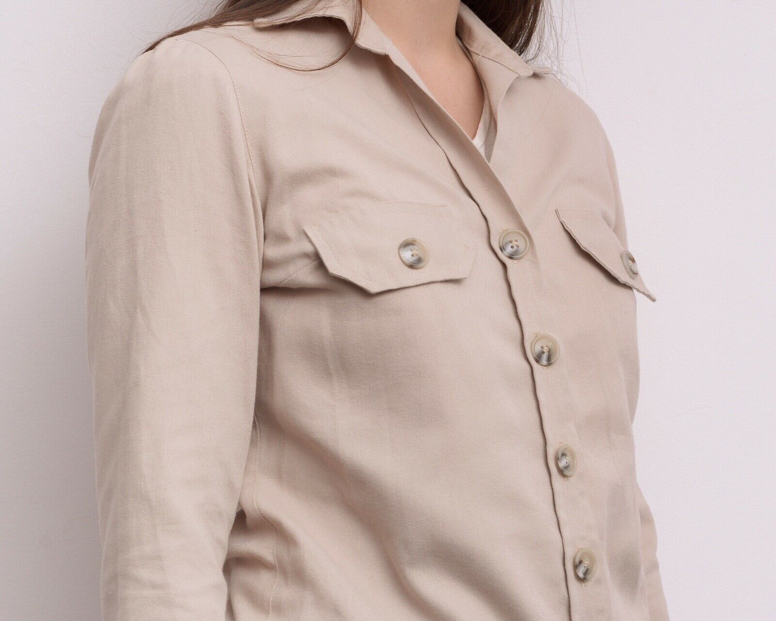 Other × Vintage Indigo Instinct Long Shirt Button Up Blouse Shirt Dress Size M / US 6-8 / IT 42-44 - 5 Thumbnail