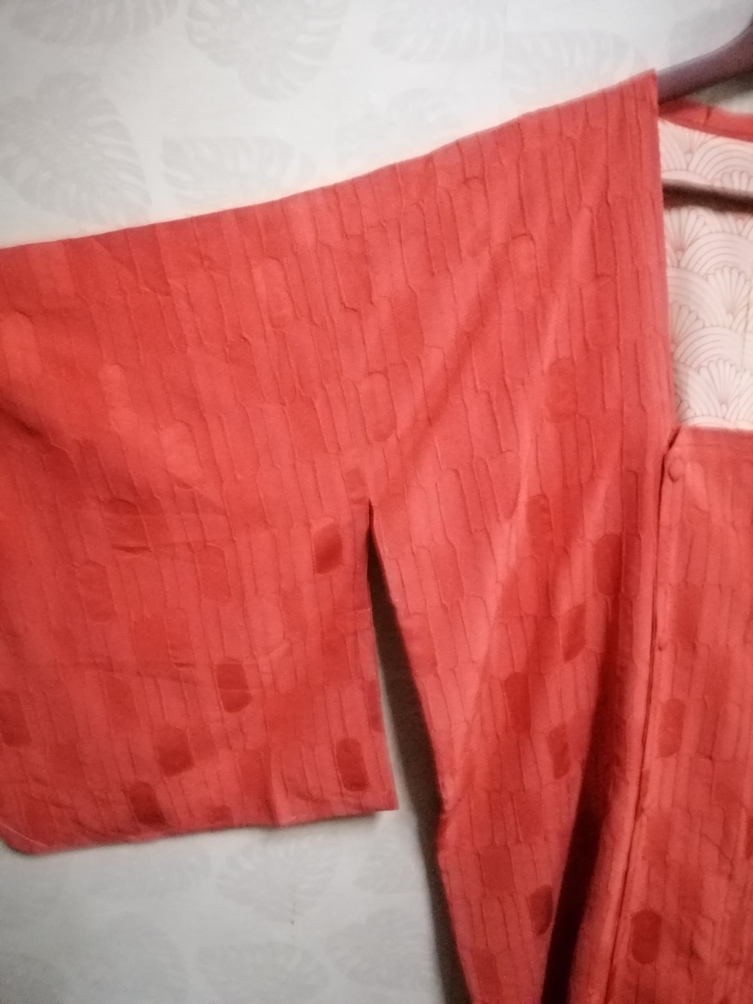 Japanese Brand × Vintage Vintage silk kimono noragi haori hanten jinbei jacket #KPD2 Size US L / EU 52-54 / 3 - 4 Thumbnail