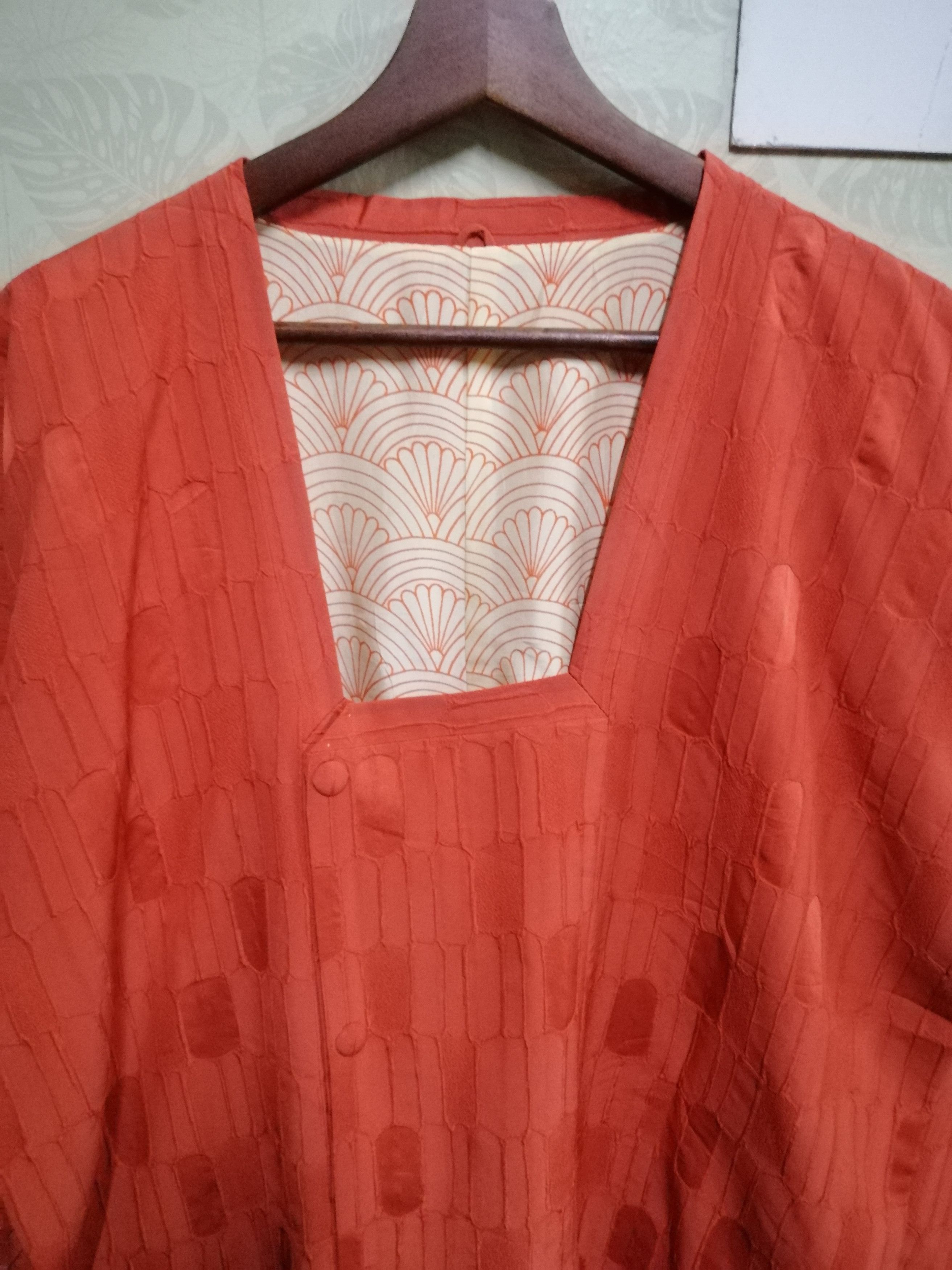 Japanese Brand × Vintage Vintage silk kimono noragi haori hanten jinbei jacket #KPD2 Size US L / EU 52-54 / 3 - 3 Thumbnail
