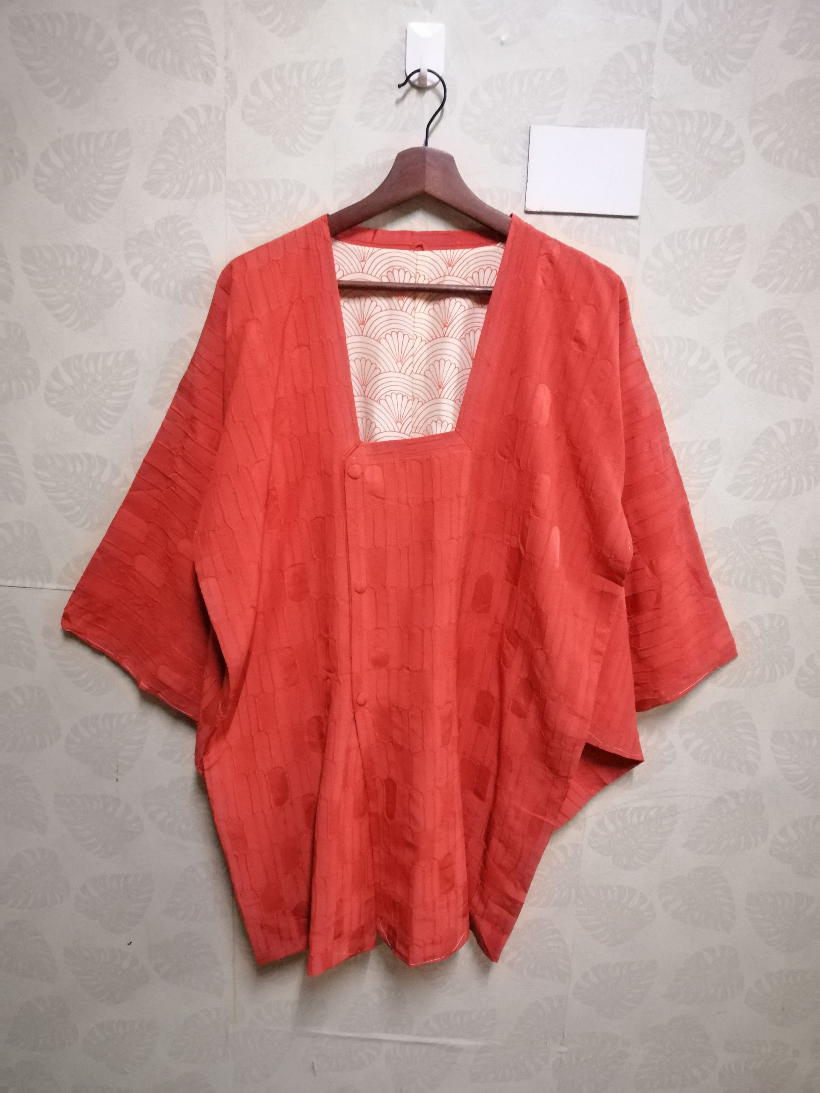 Japanese Brand × Vintage Vintage silk kimono noragi haori hanten jinbei jacket #KPD2 Size US L / EU 52-54 / 3 - 2 Thumbnail
