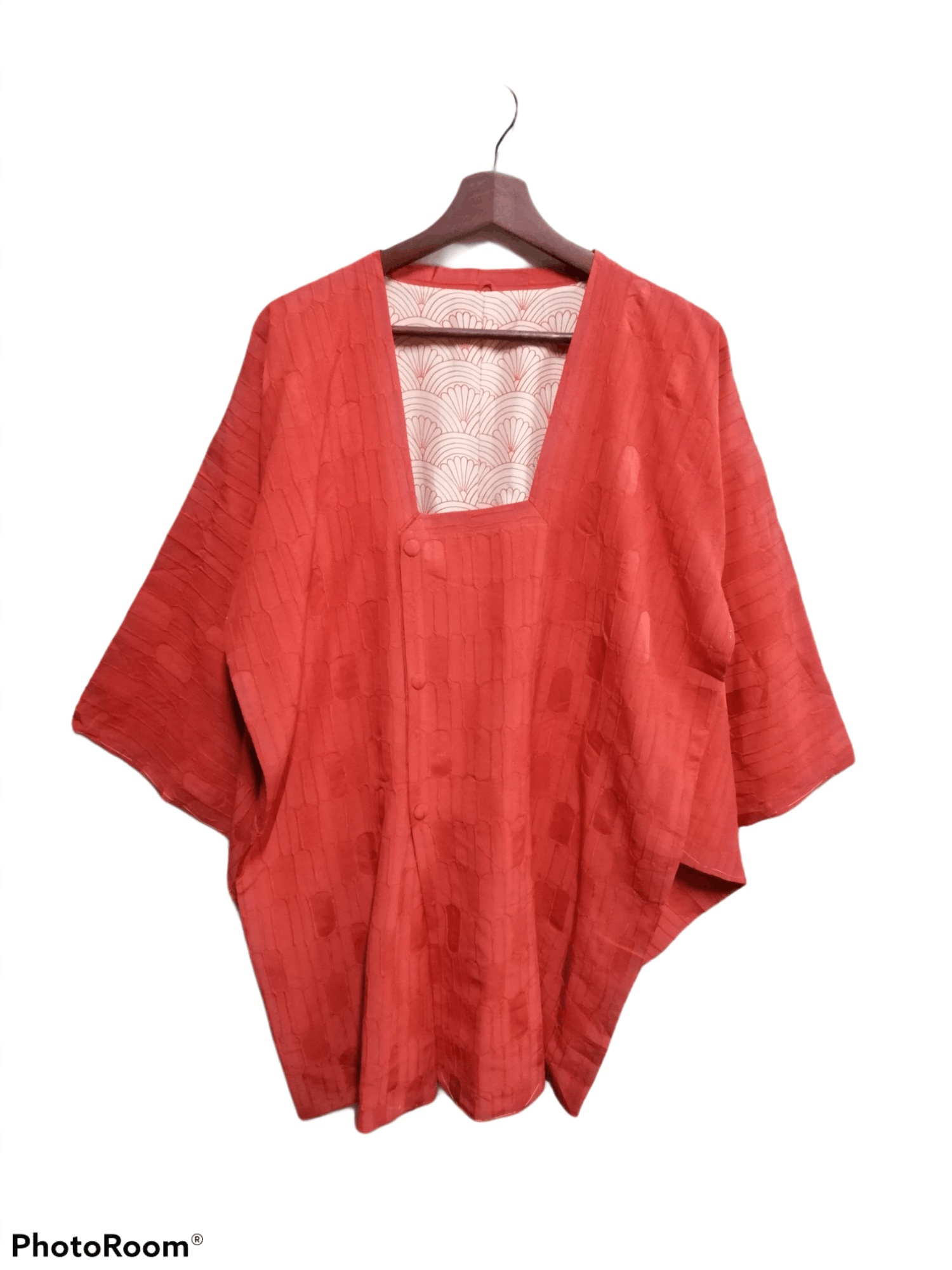 Japanese Brand × Vintage Vintage silk kimono noragi haori hanten jinbei jacket #KPD2 Size US L / EU 52-54 / 3 - 1 Thumbnail