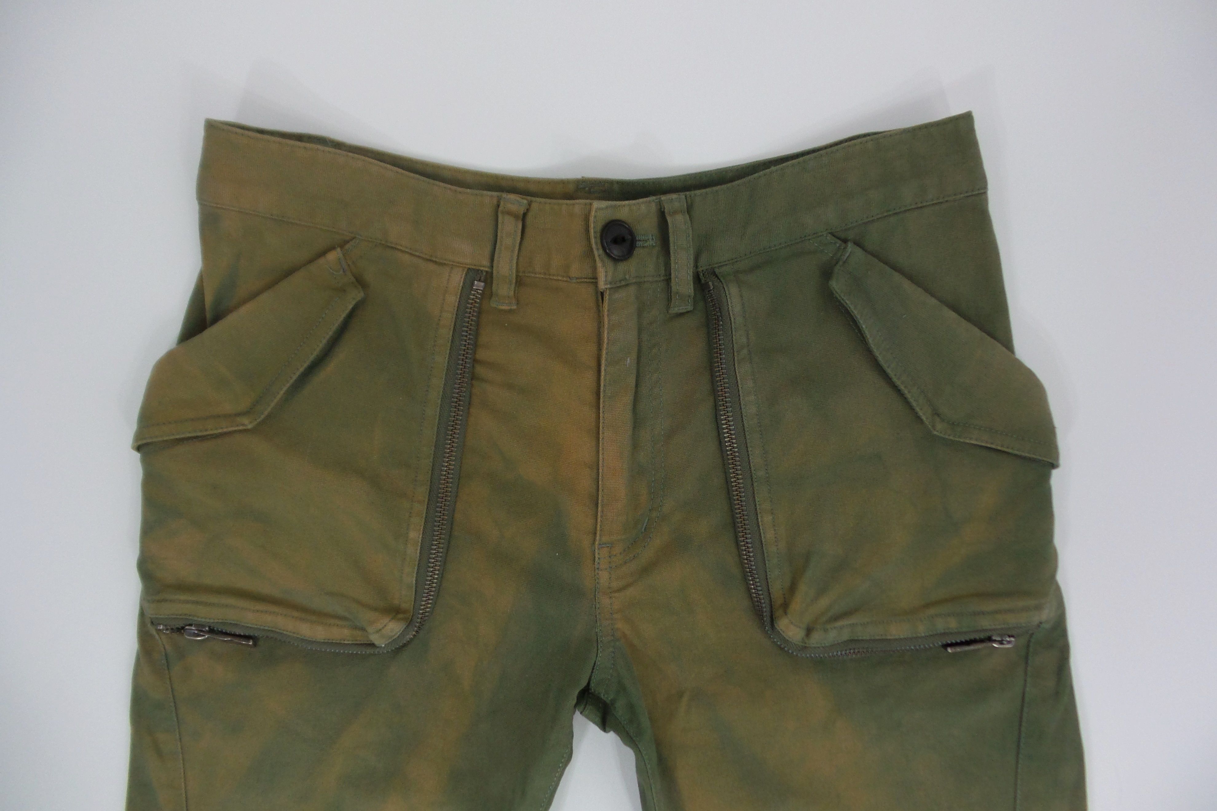 Katharine Hamnett London Katharine Hamnett Green Multi Pockets Pants W30xL31 Size US 30 / EU 46 - 3 Thumbnail