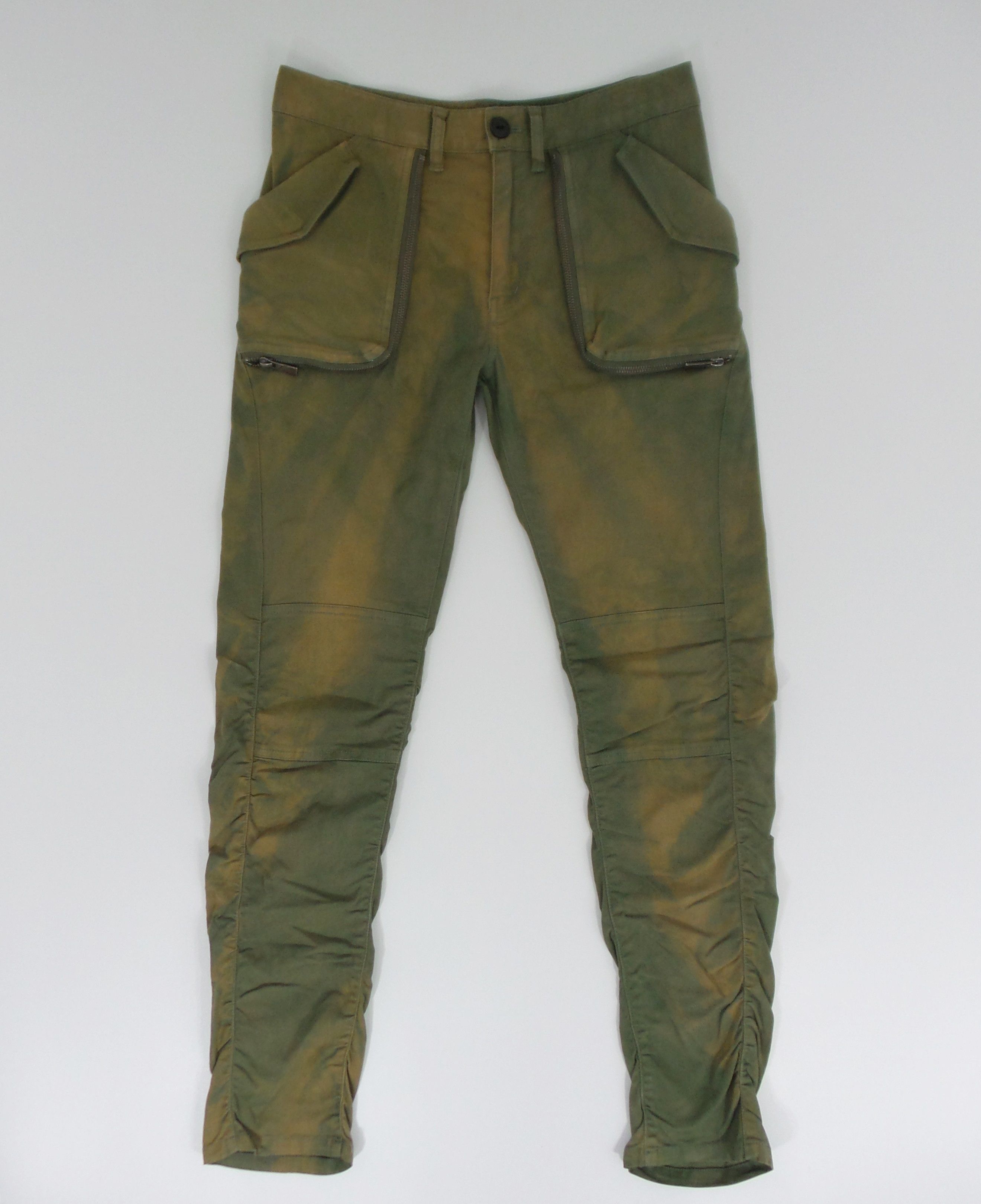 Katharine Hamnett London Katharine Hamnett Green Multi Pockets Pants W30xL31 Size US 30 / EU 46 - 1 Thumbnail