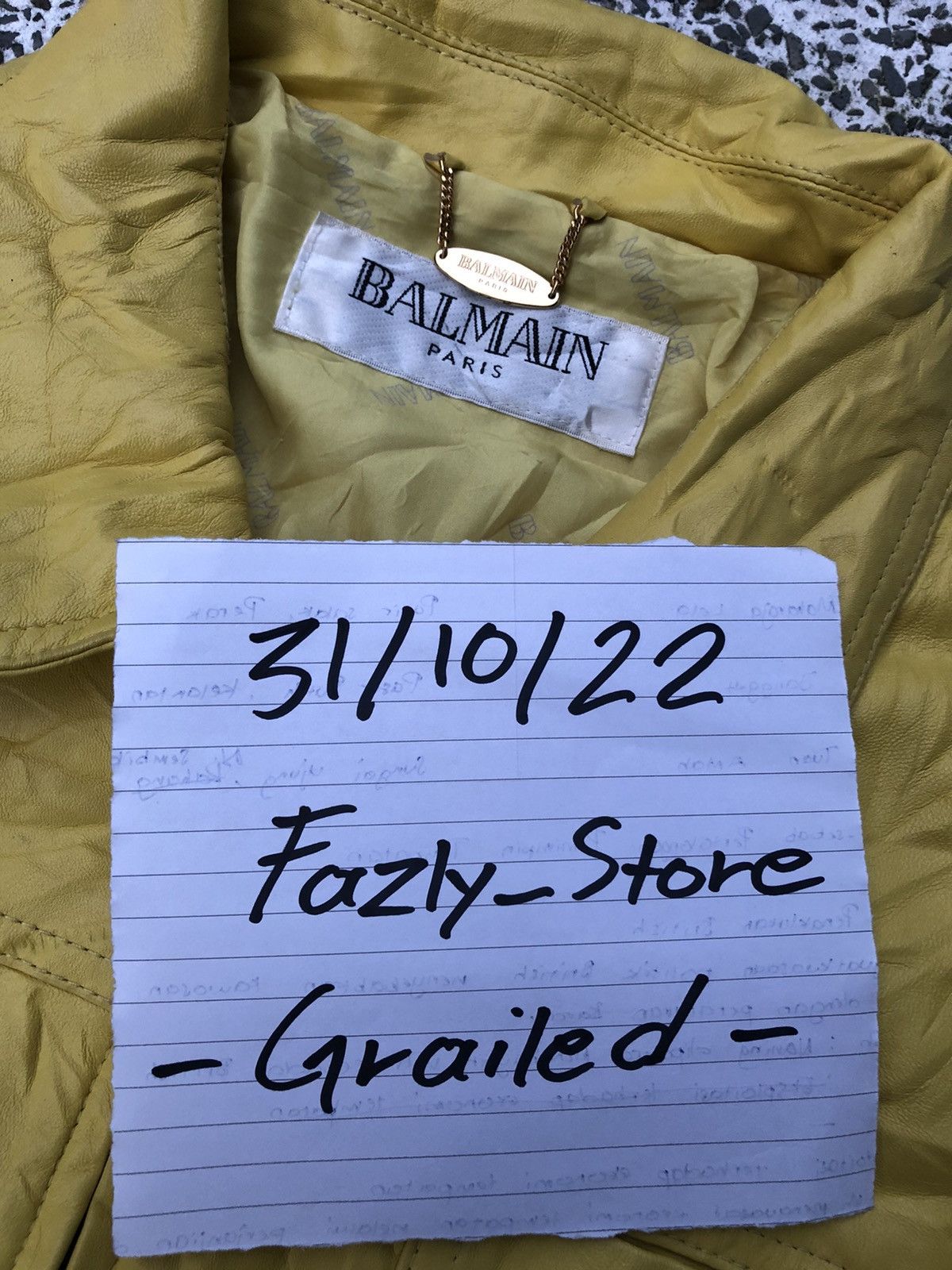 Balmain 🔥 BALMAIN PARIS SHEEPSKIN LEATHER JACKET Size M / US 6-8 / IT 42-44 - 16 Thumbnail