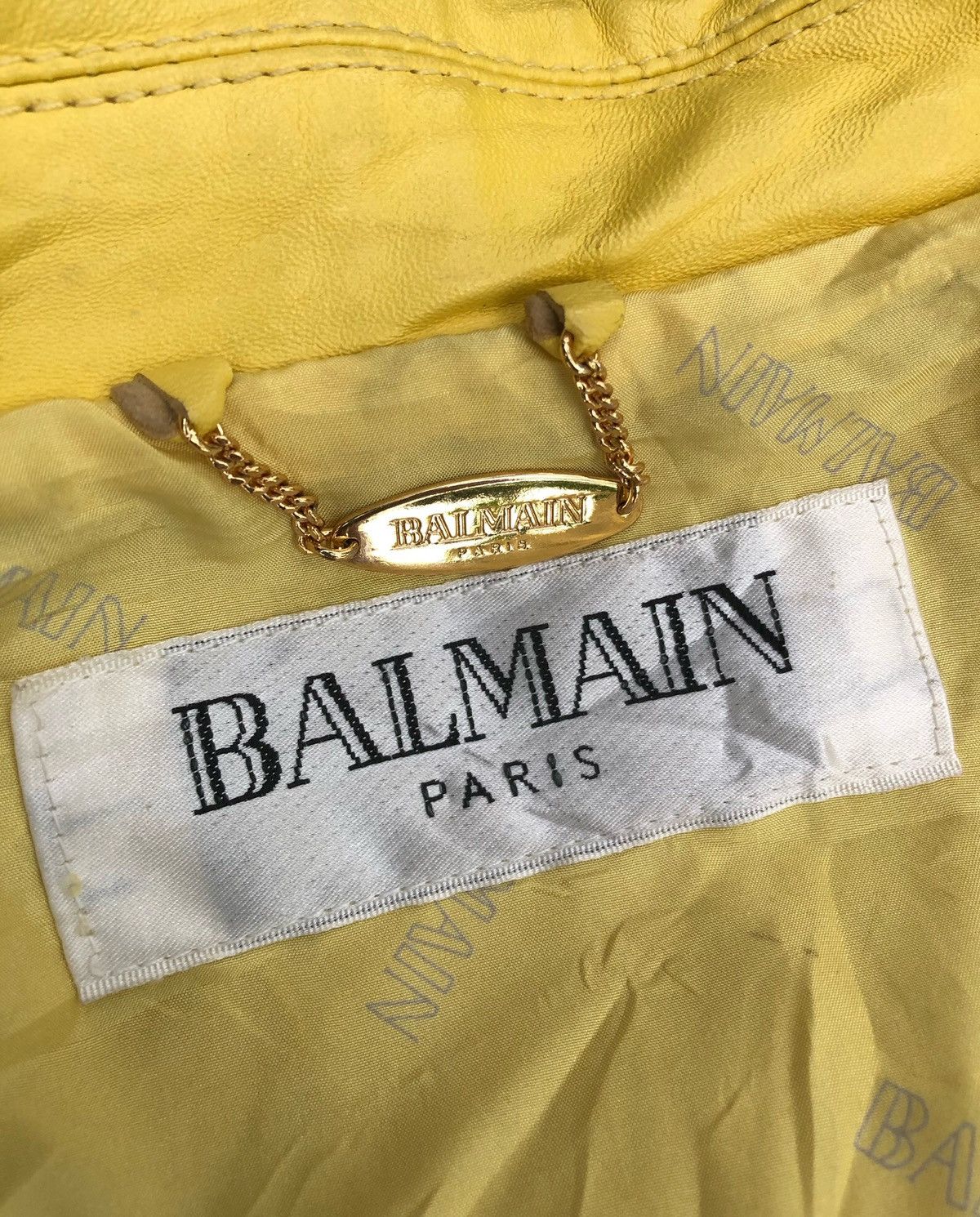 Balmain 🔥 BALMAIN PARIS SHEEPSKIN LEATHER JACKET Size M / US 6-8 / IT 42-44 - 11 Thumbnail