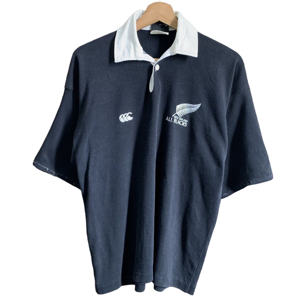 Vintage All Black Canterbury Rugby T-Shirt