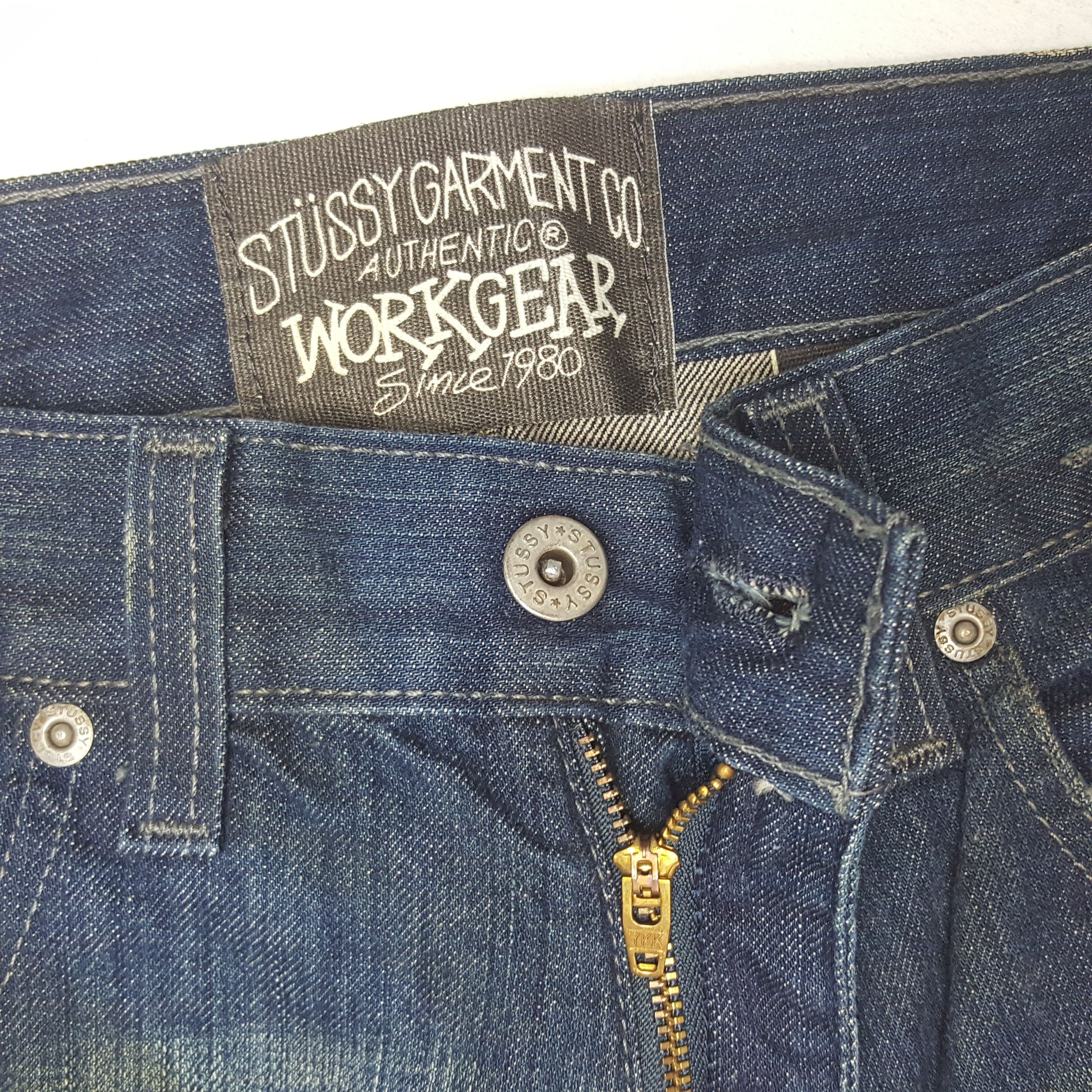 Stussy Vintage Stussy Custom Big Art Style Denim Jeans Size US 30 / EU 46 - 12 Thumbnail