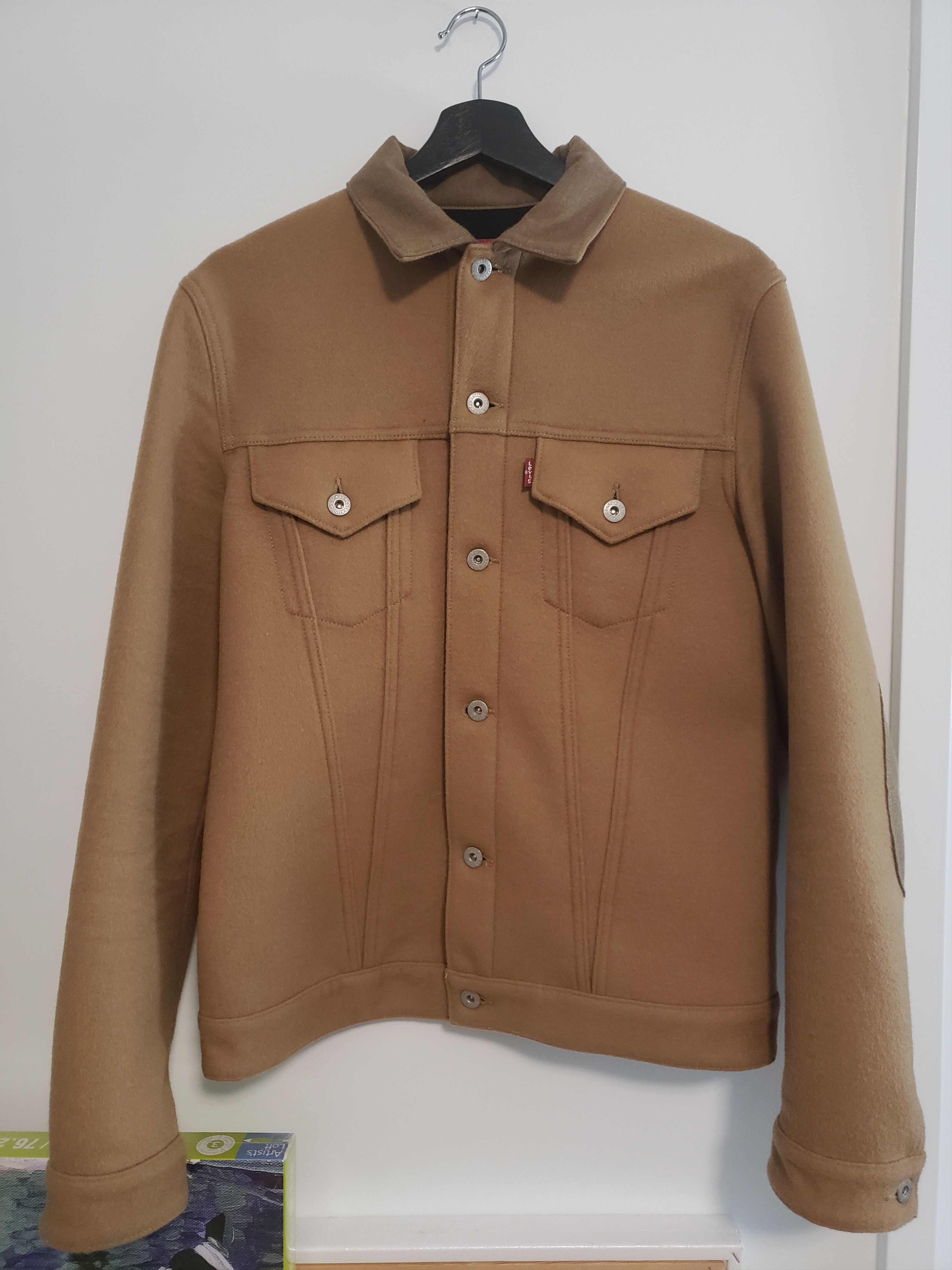 Cashmere blend trucker jacket