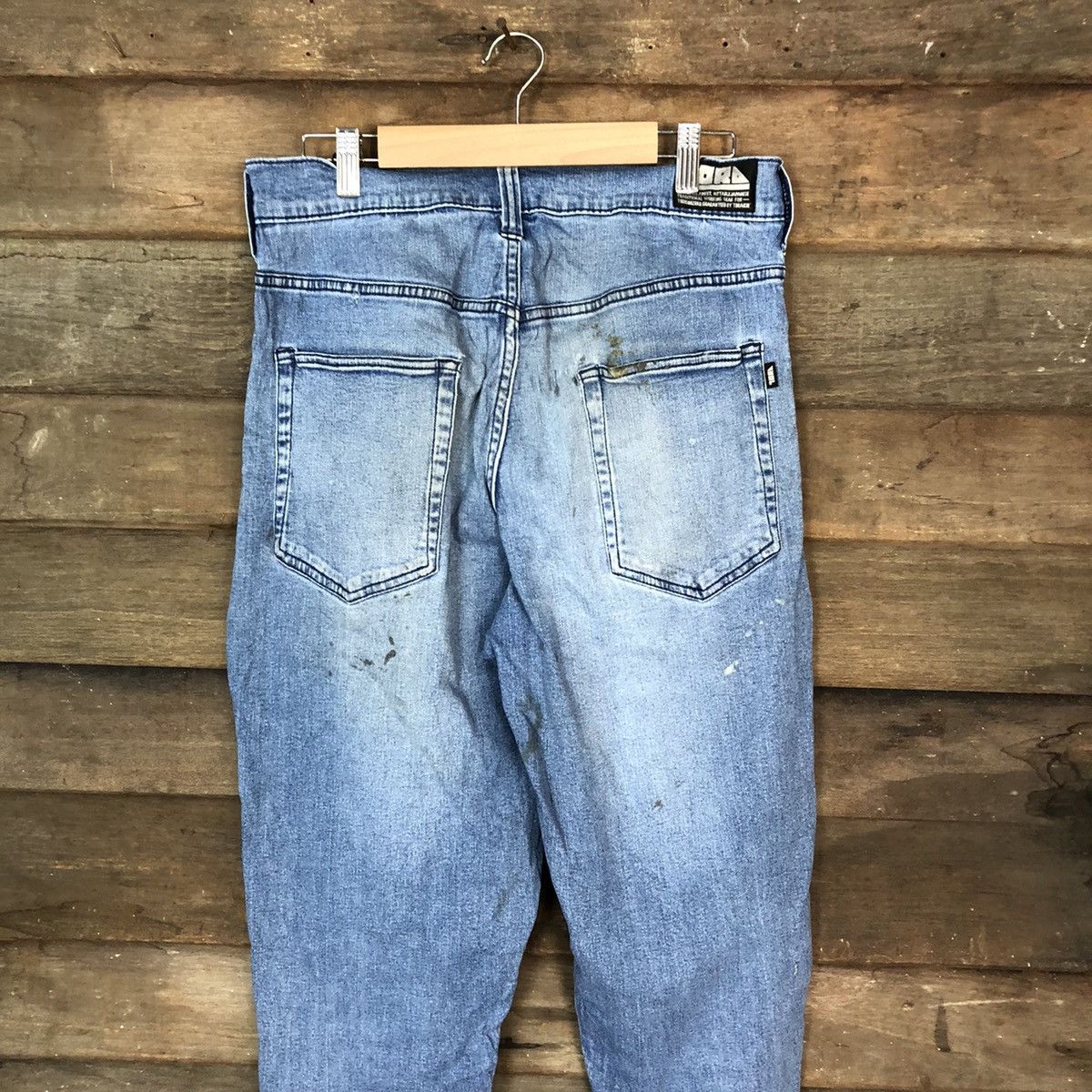 Japanese Brand Tora japan dirty Distressed Denim Pants #5087 Size US 31 - 9 Thumbnail