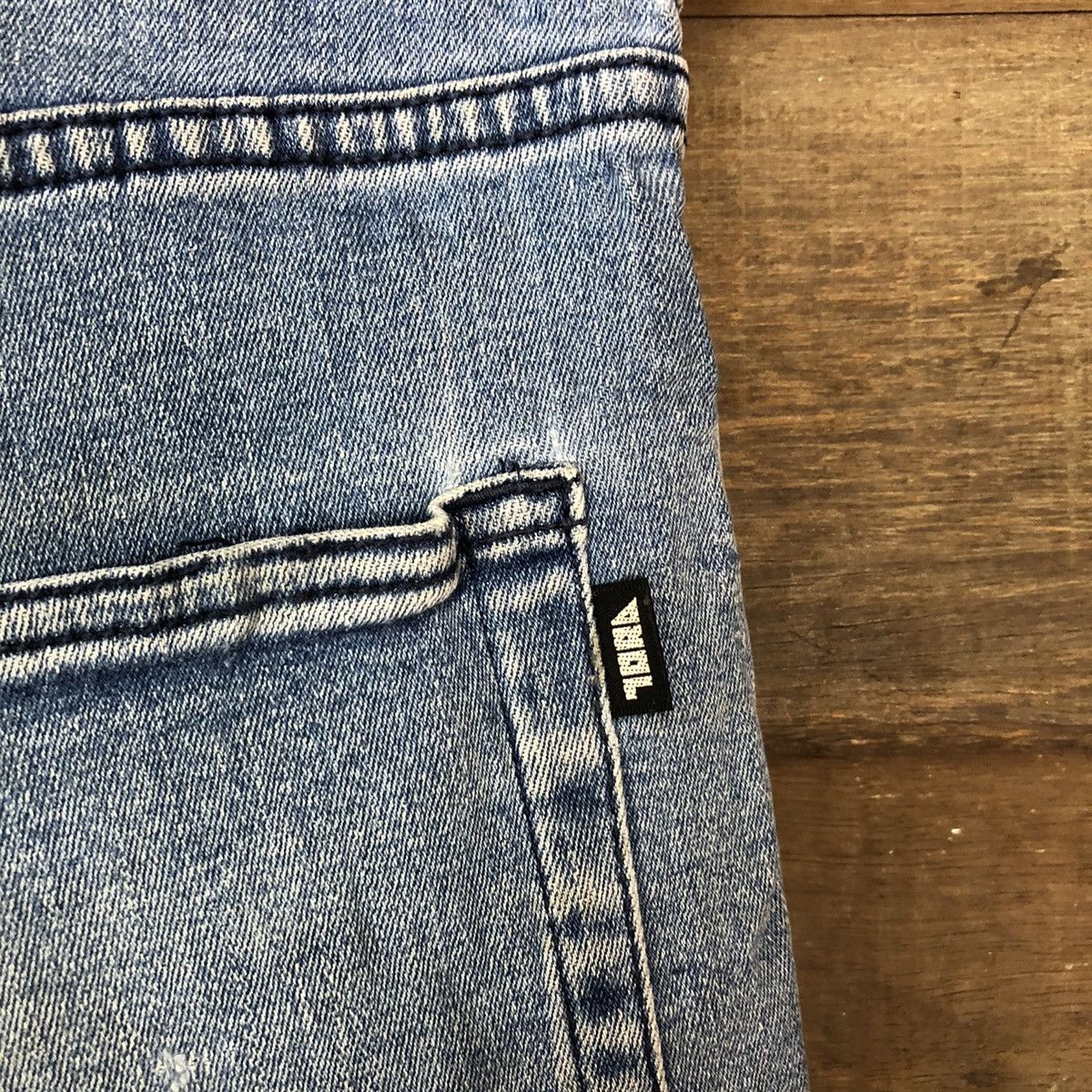 Japanese Brand Tora japan dirty Distressed Denim Pants #5087 Size US 31 - 14 Thumbnail