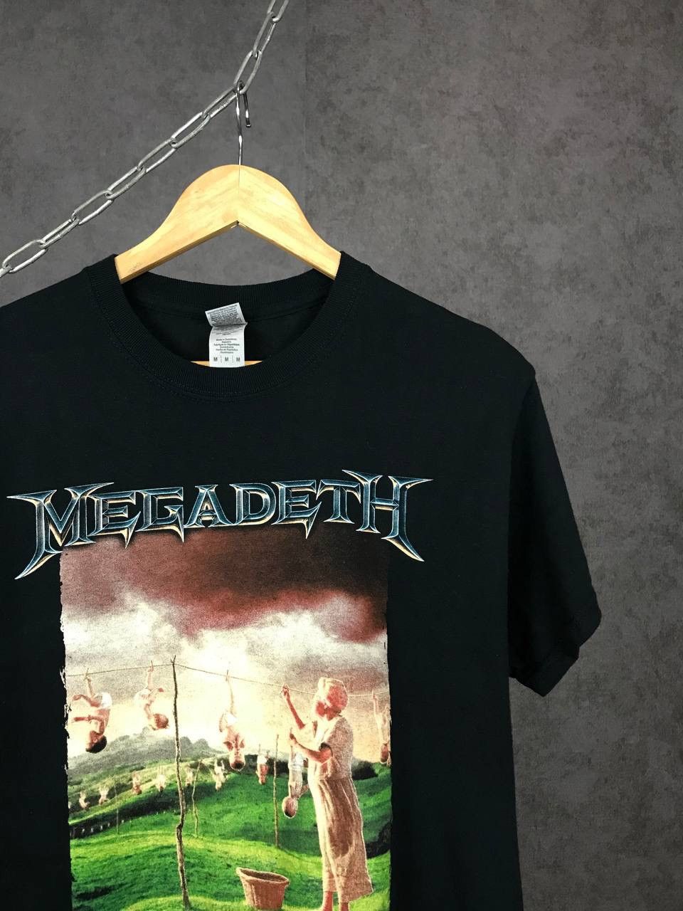 Band Tees × Megadeth Megadeth vintage rock band overprinted tee Size US M / EU 48-50 / 2 - 2 Thumbnail