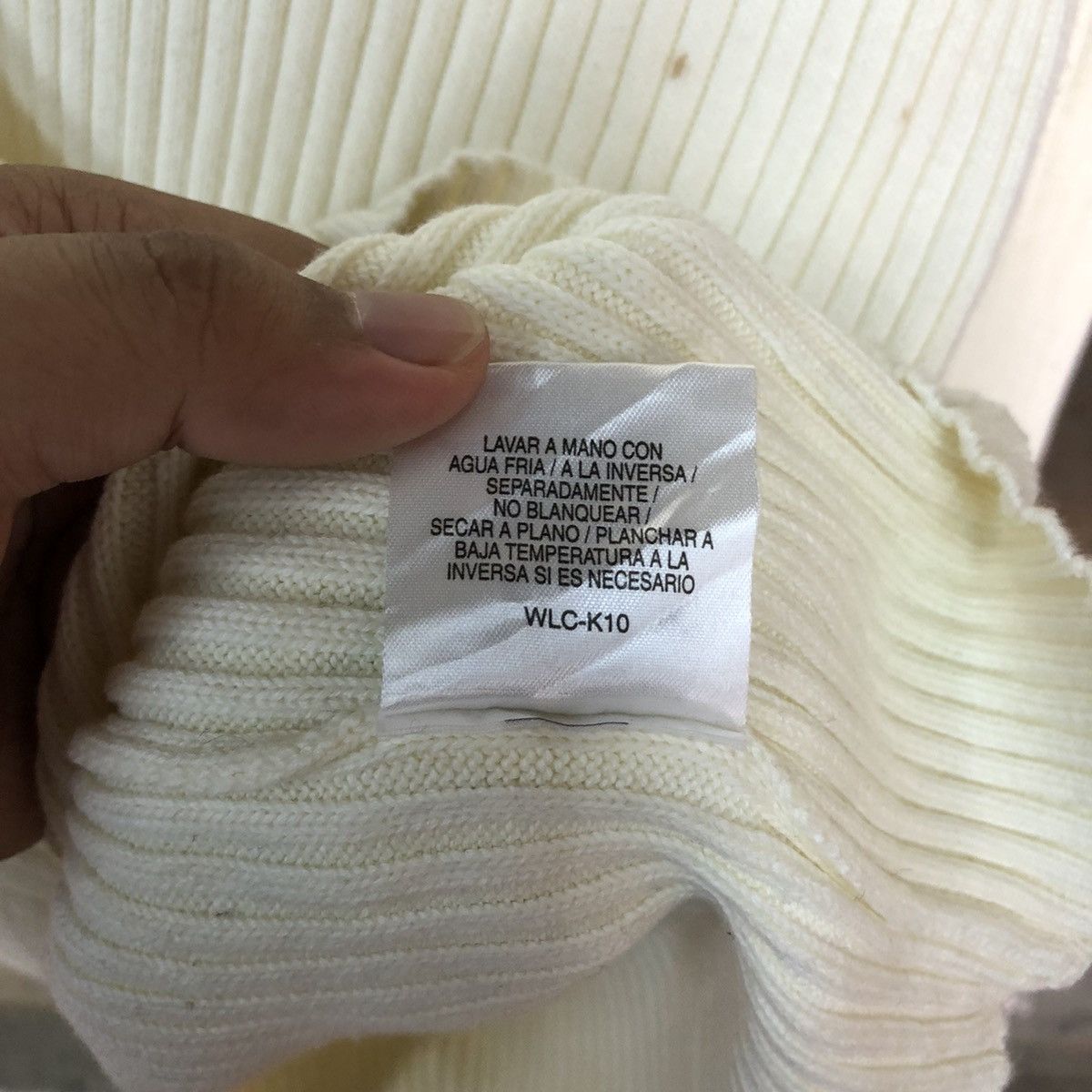 Parasuco Parasuco White stripe japan Knitwear #5021 Size L / US 10 / IT 46 - 10 Thumbnail