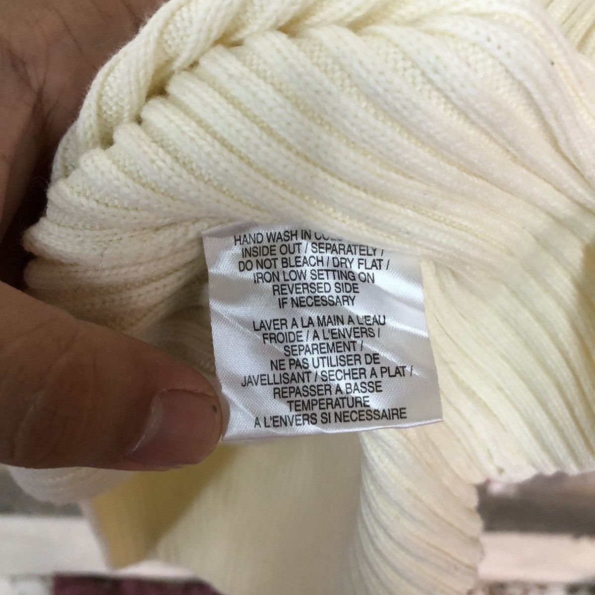 Parasuco Parasuco White stripe japan Knitwear #5021 Size L / US 10 / IT 46 - 9 Thumbnail