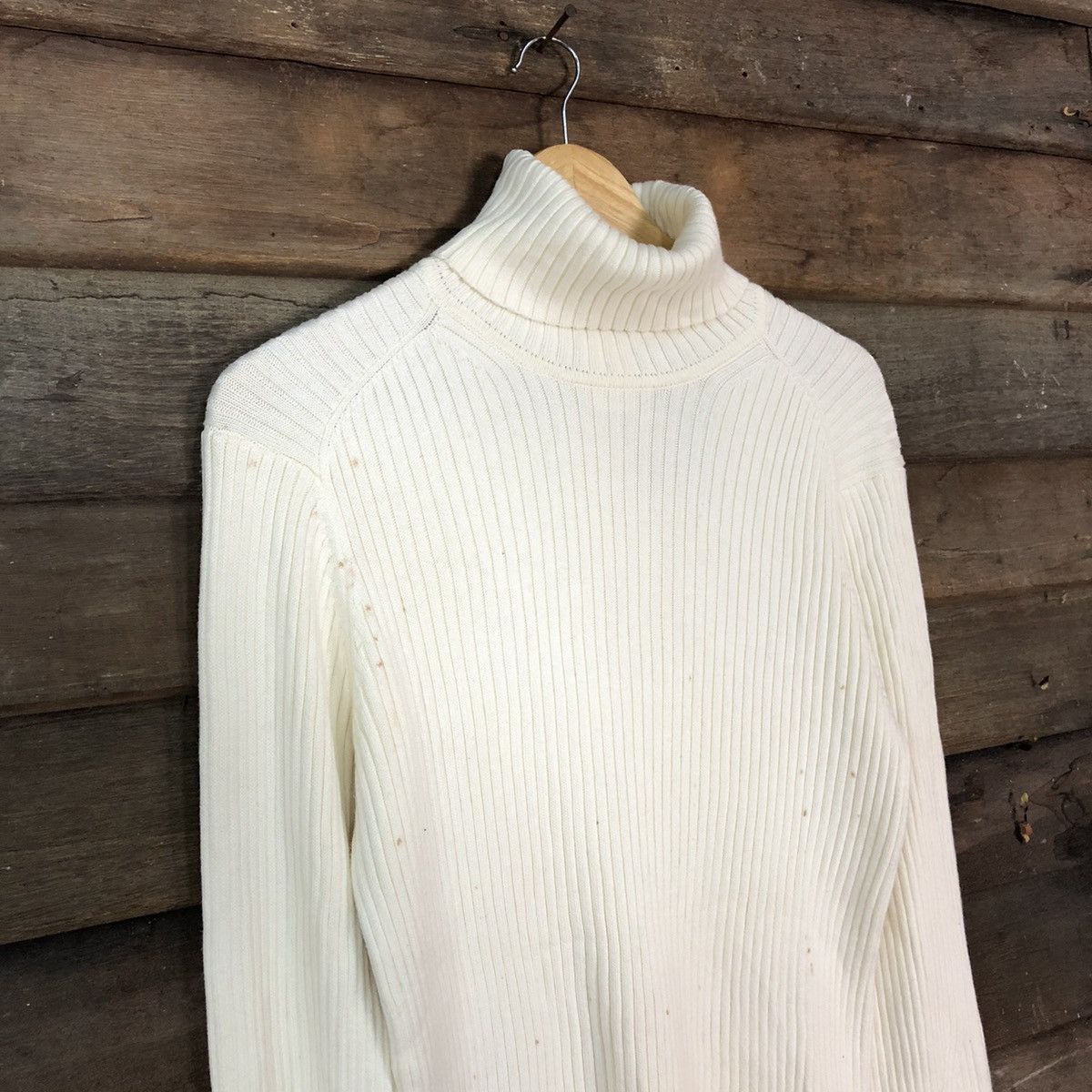 Parasuco Parasuco White stripe japan Knitwear #5021 Size L / US 10 / IT 46 - 6 Thumbnail