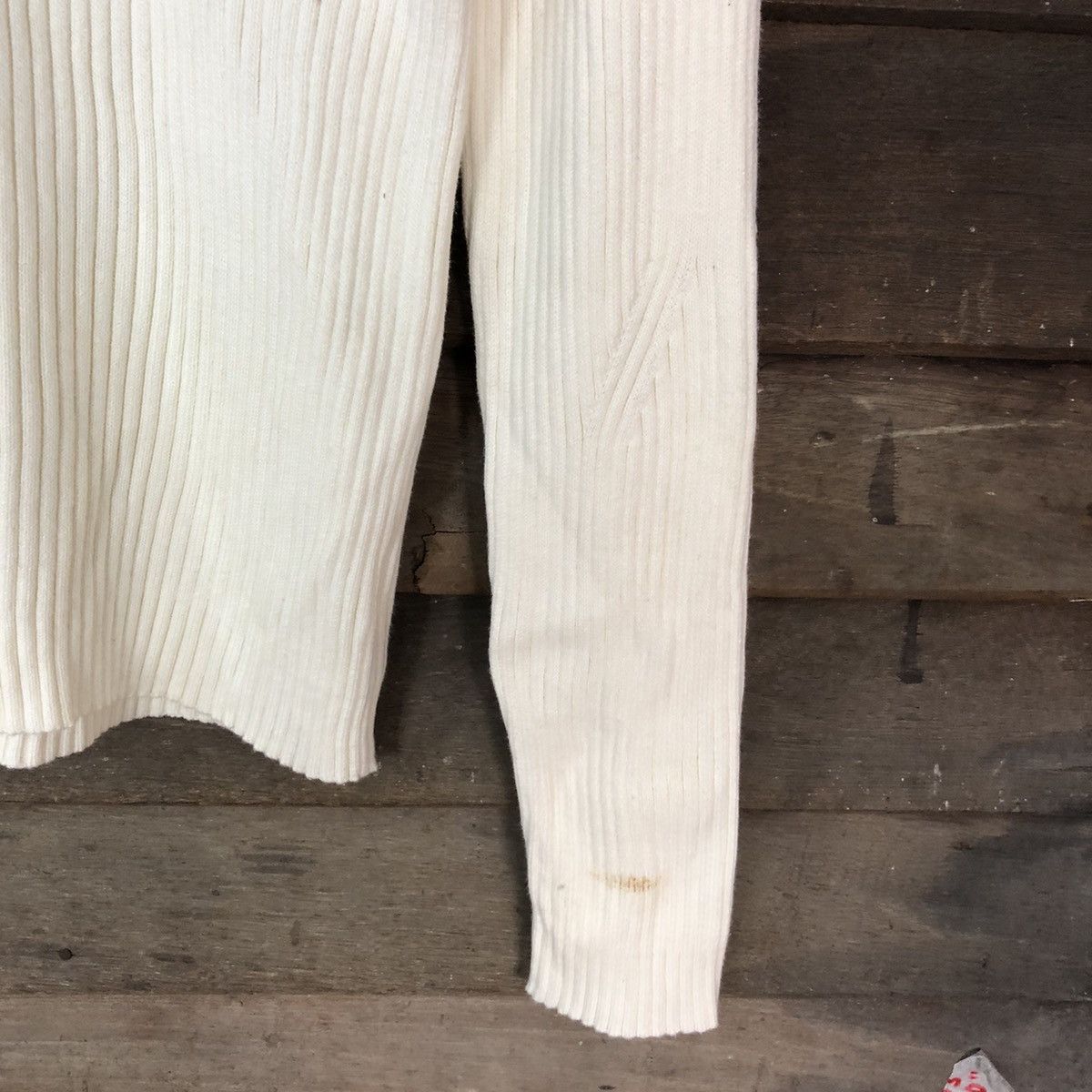 Parasuco Parasuco White stripe japan Knitwear #5021 Size L / US 10 / IT 46 - 5 Thumbnail